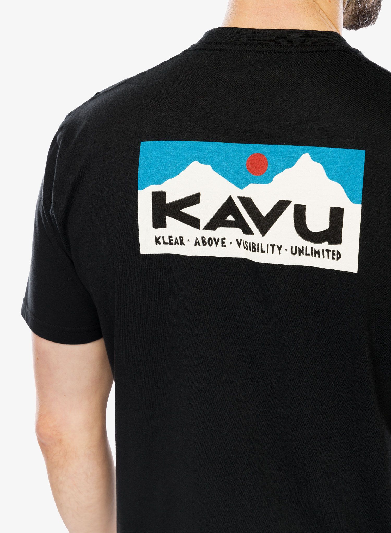 Majica s potiskom Kavu Klear Above Etch Art - black