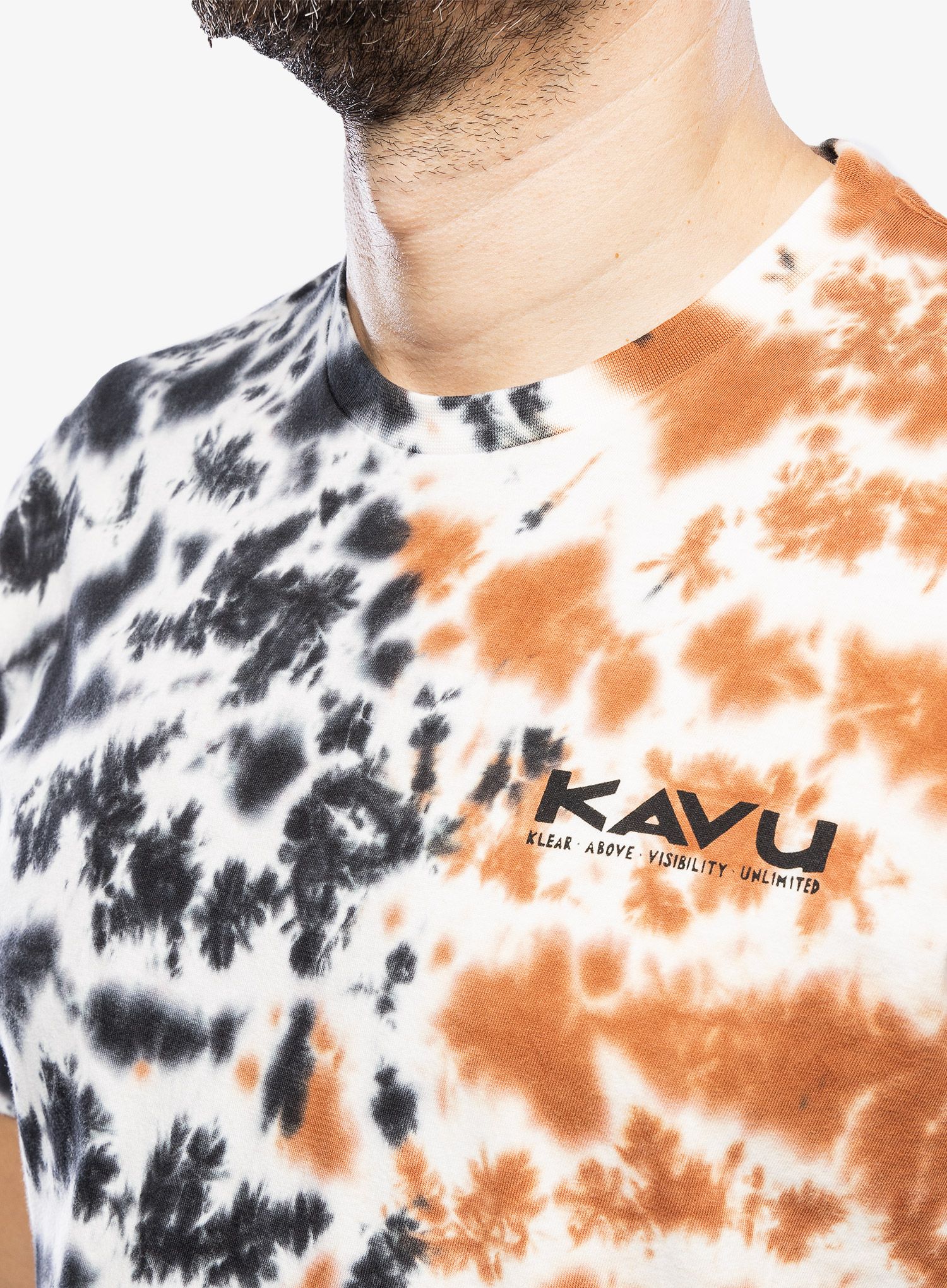 Bombažna majica Kavu Klear Above Etch Art - resin tie dye