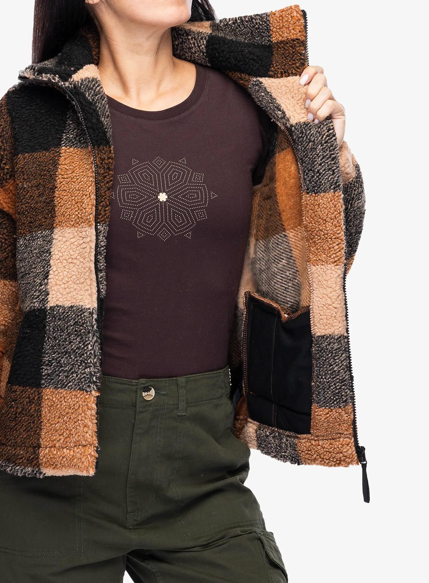 Ženski flis Kavu Loven - mocha delight