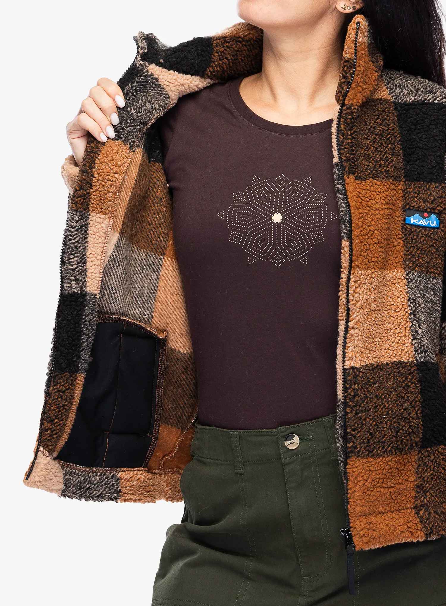 Ženski flis Kavu Loven - mocha delight