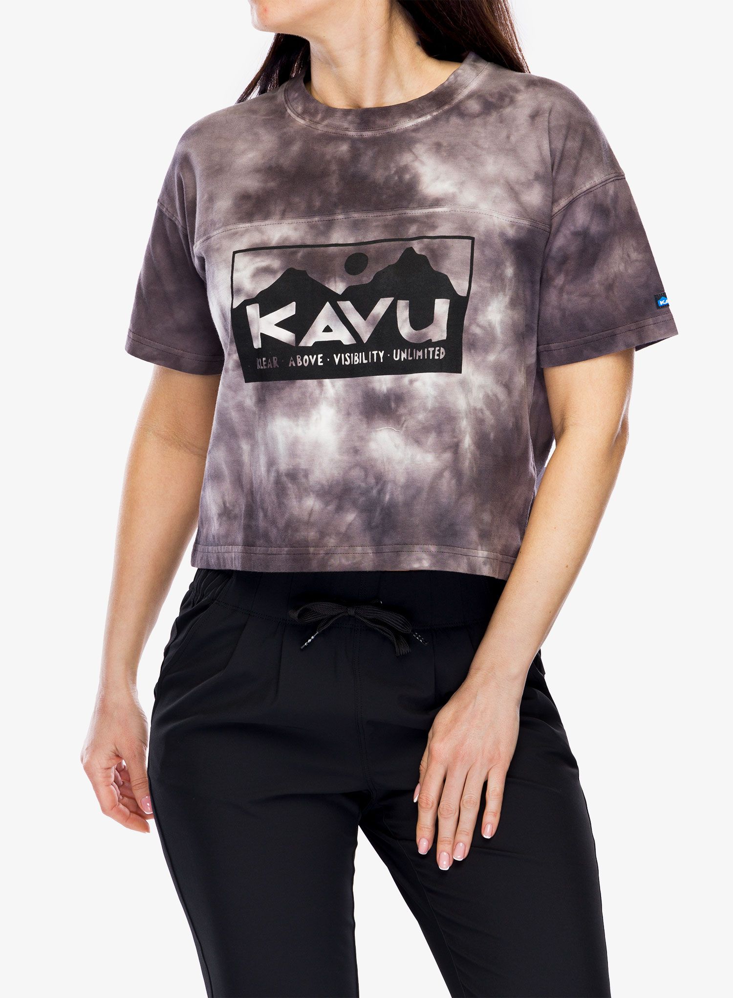 Ženska majica s potiskom Kavu Malin - lunar tie dye