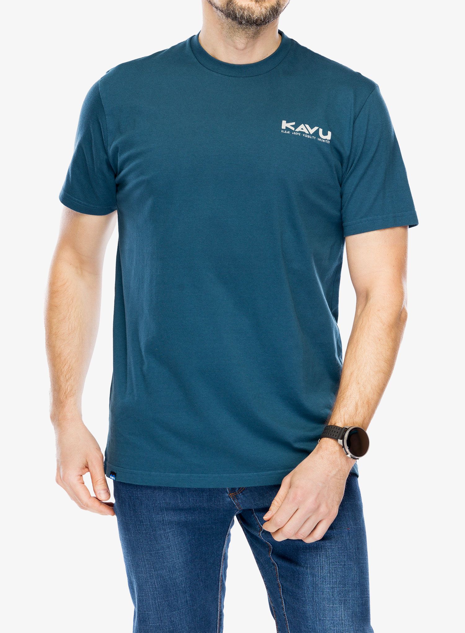 Majica s potiskom Kavu Paddle Out - agean