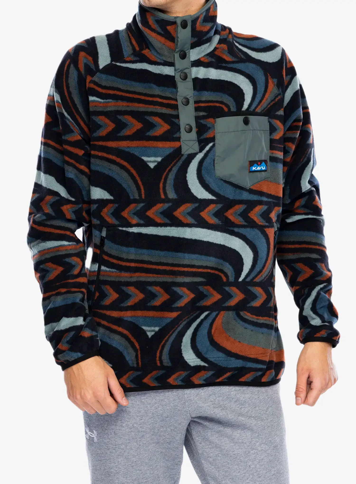 Flis Kavu Teannaway - riven stitch