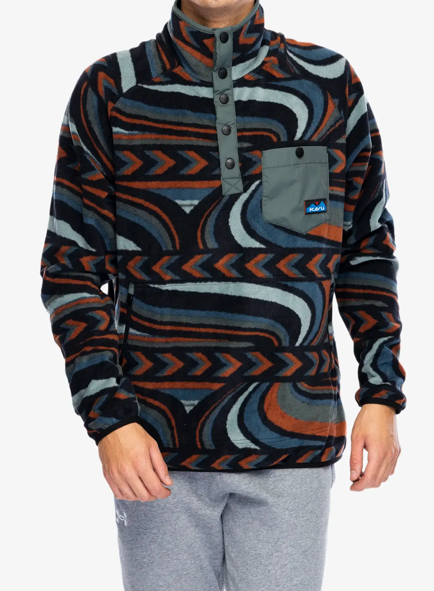 Flis Kavu Teannaway - riven stitch