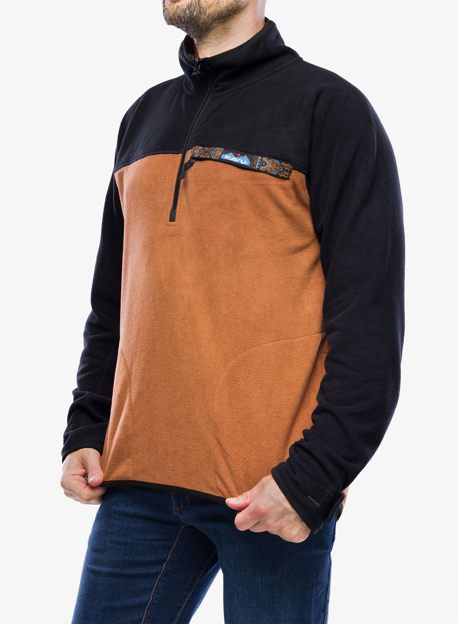 Flis Kavu Winter Throwshirt - bear oak