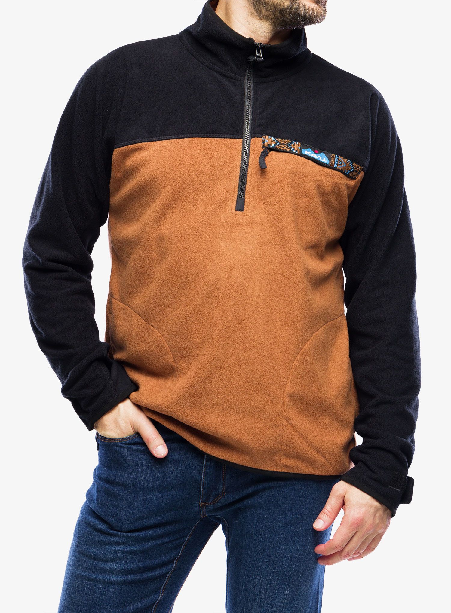Flis Kavu Winter Throwshirt - bear oak