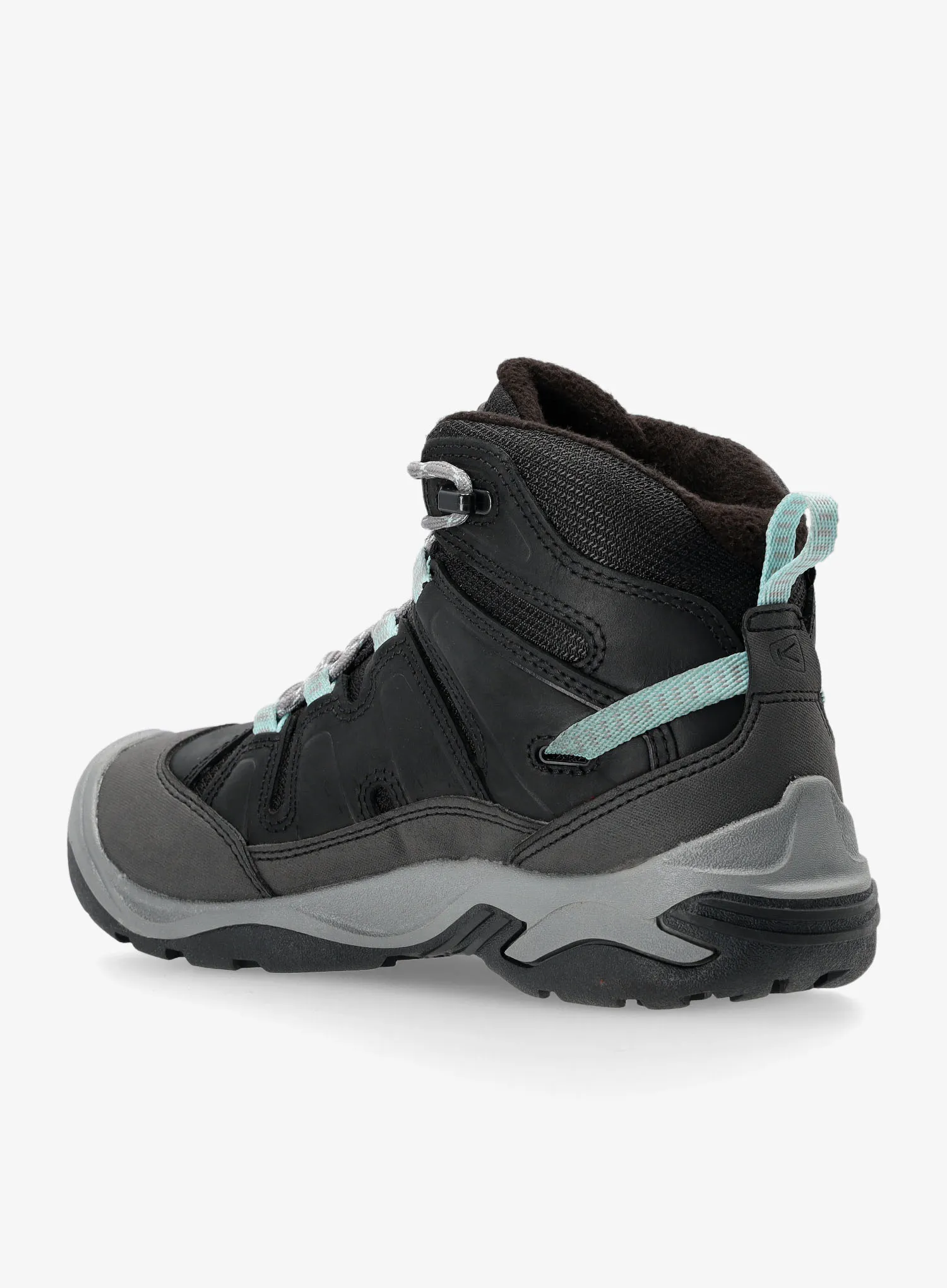 Ženski čevlji Keen Circadia Mid WP - black/cloud blue