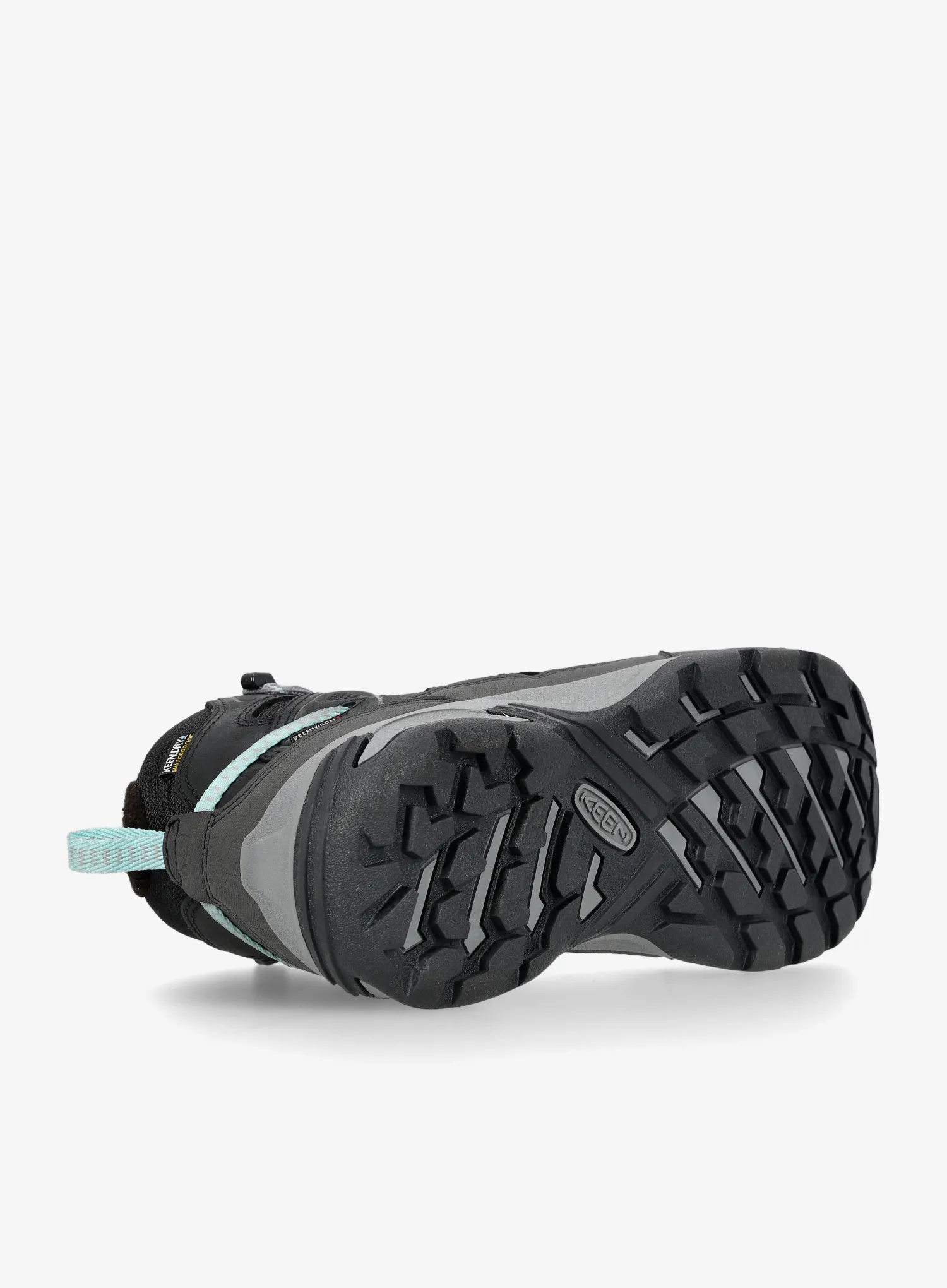 Ženski čevlji Keen Circadia Mid WP - black/cloud blue