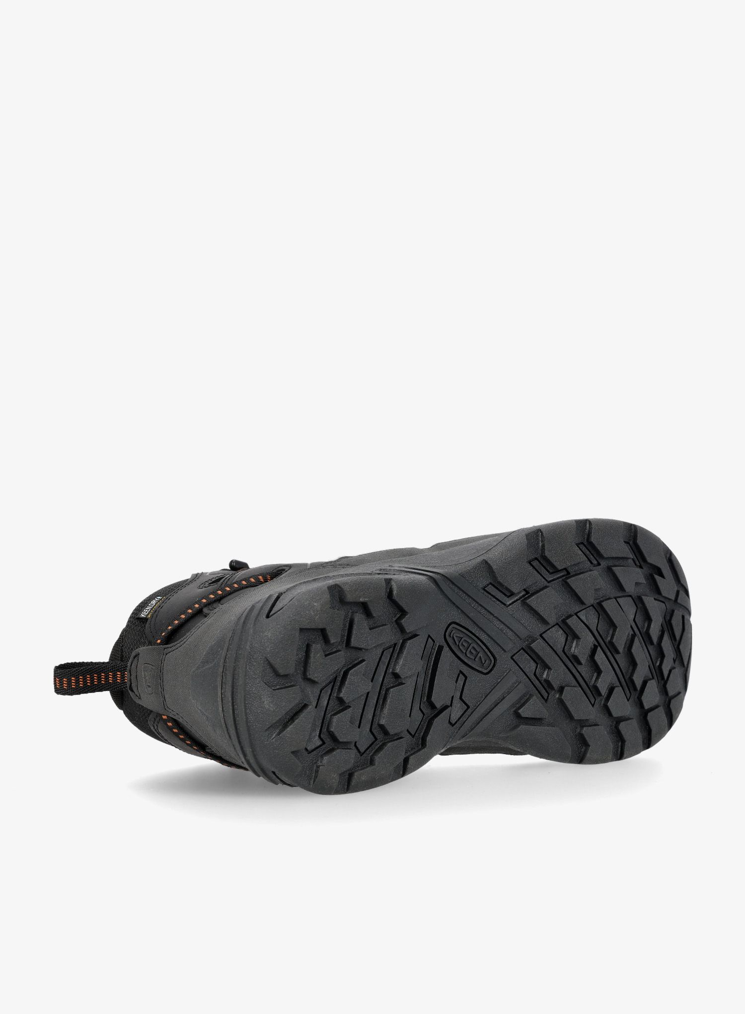 Pohodniški čevlji Keen Circadia Mid WP - black/curry