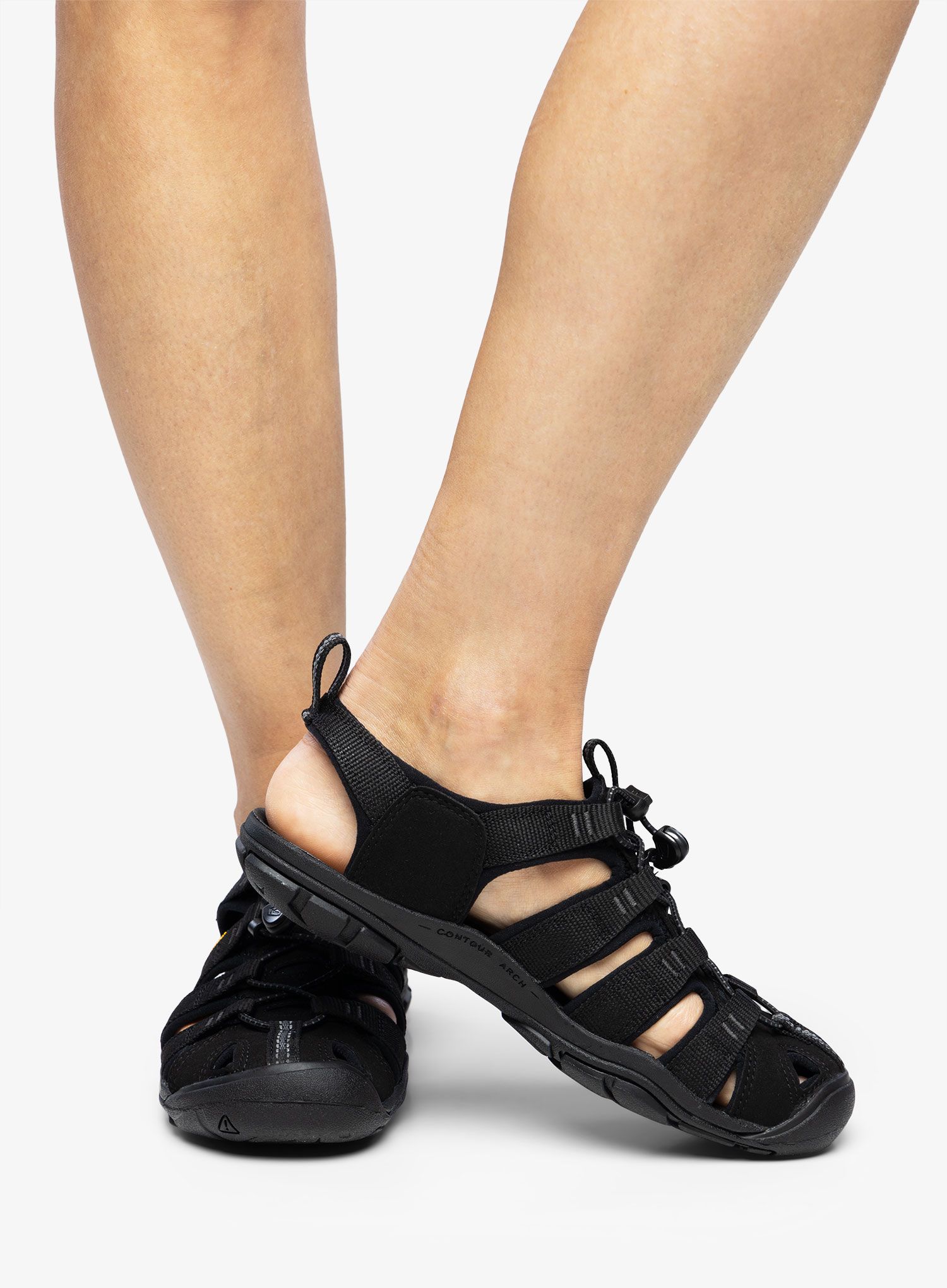 Ženski sandali Keen Clearwater CNX - black/black