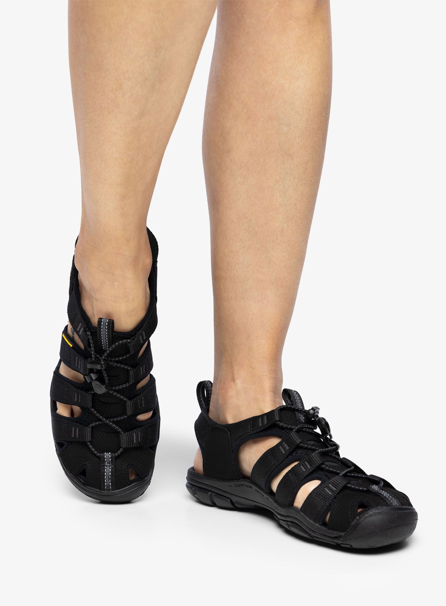 Ženski sandali Keen Clearwater CNX - black/black