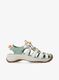 Ženski pohodniški sandali Keen Astoria West Sandal - terrazzo/granite green