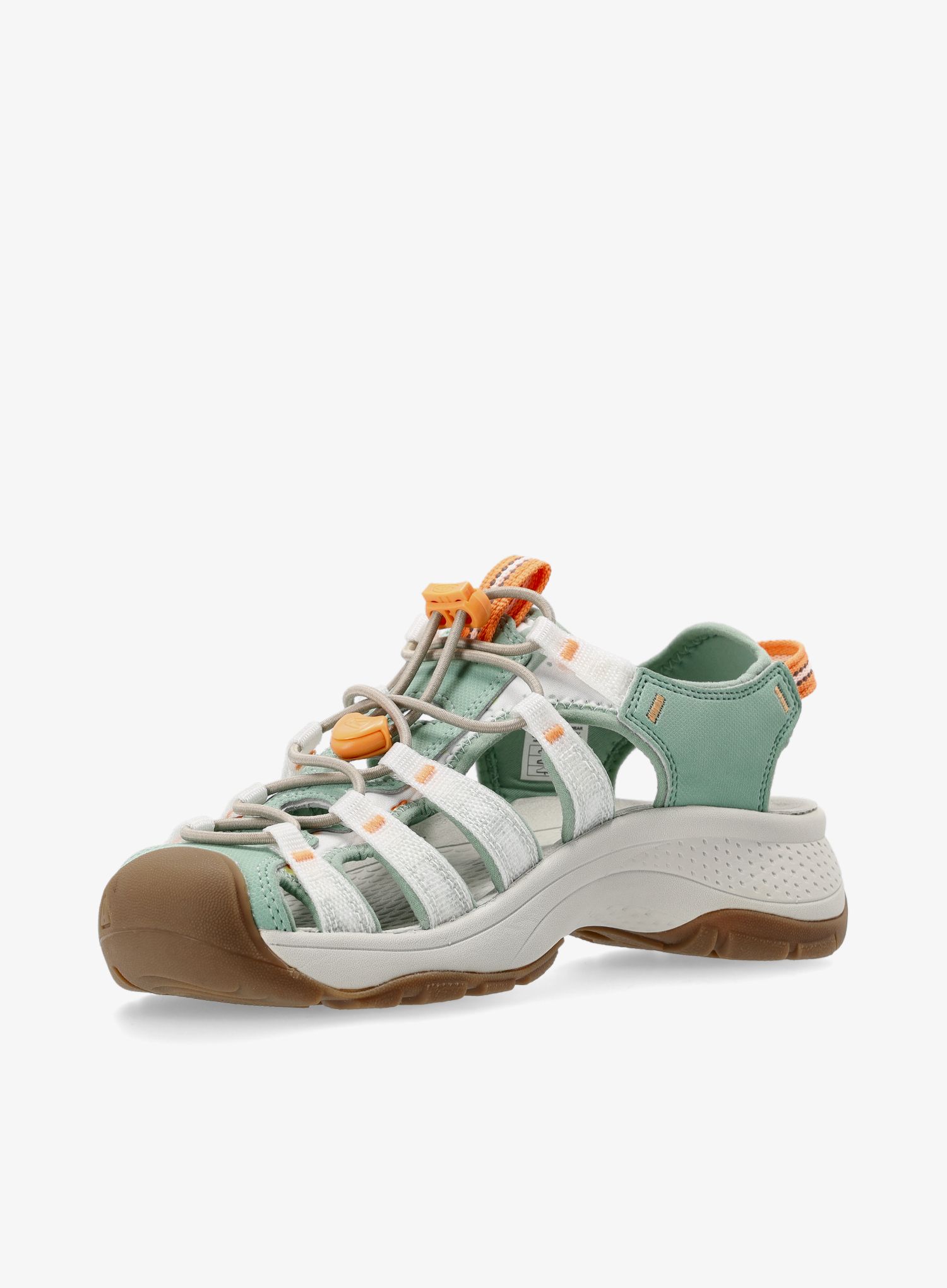 Ženski pohodniški sandali Keen Astoria West Sandal - terrazzo/granite green