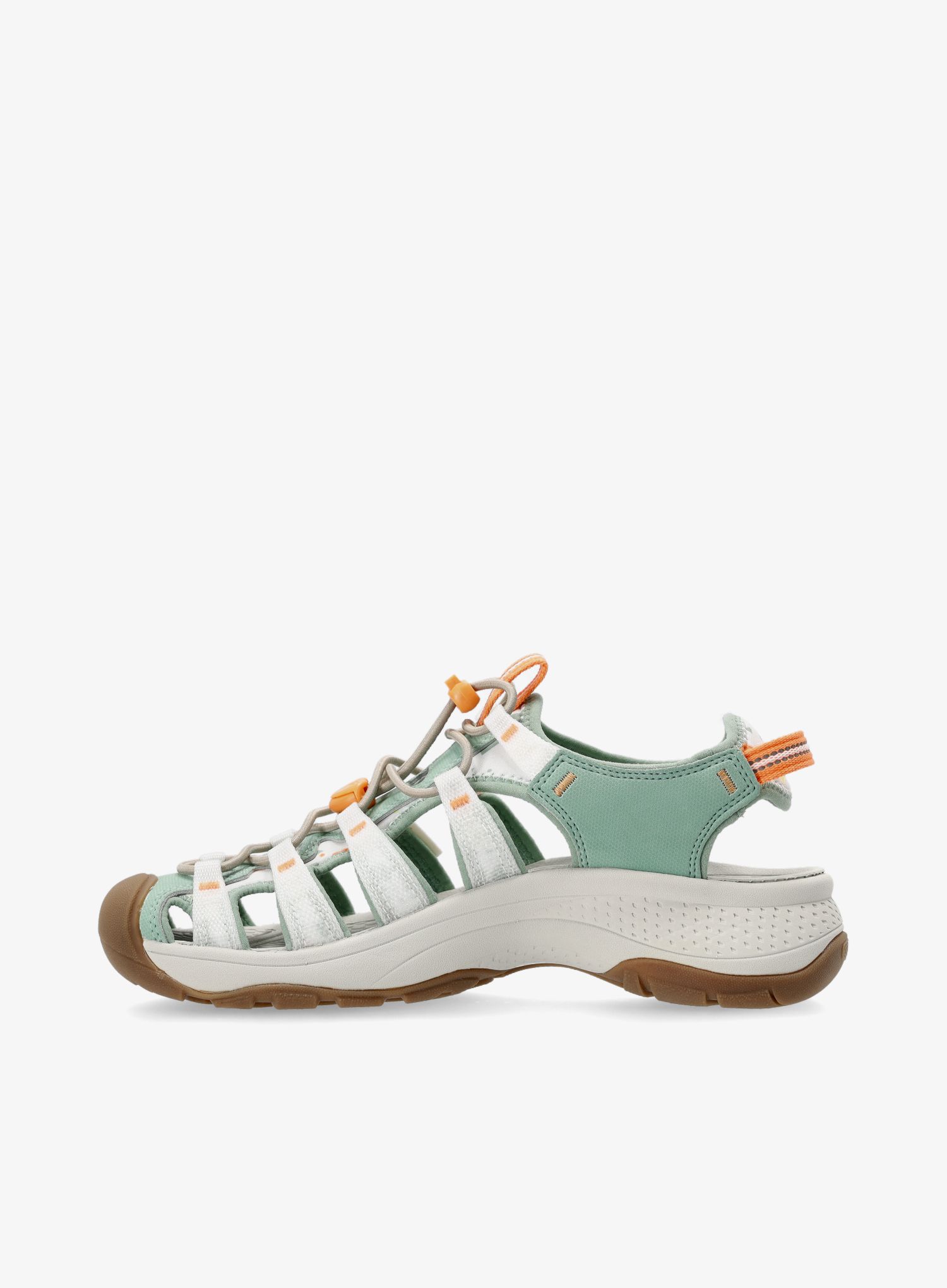Ženski pohodniški sandali Keen Astoria West Sandal - terrazzo/granite green