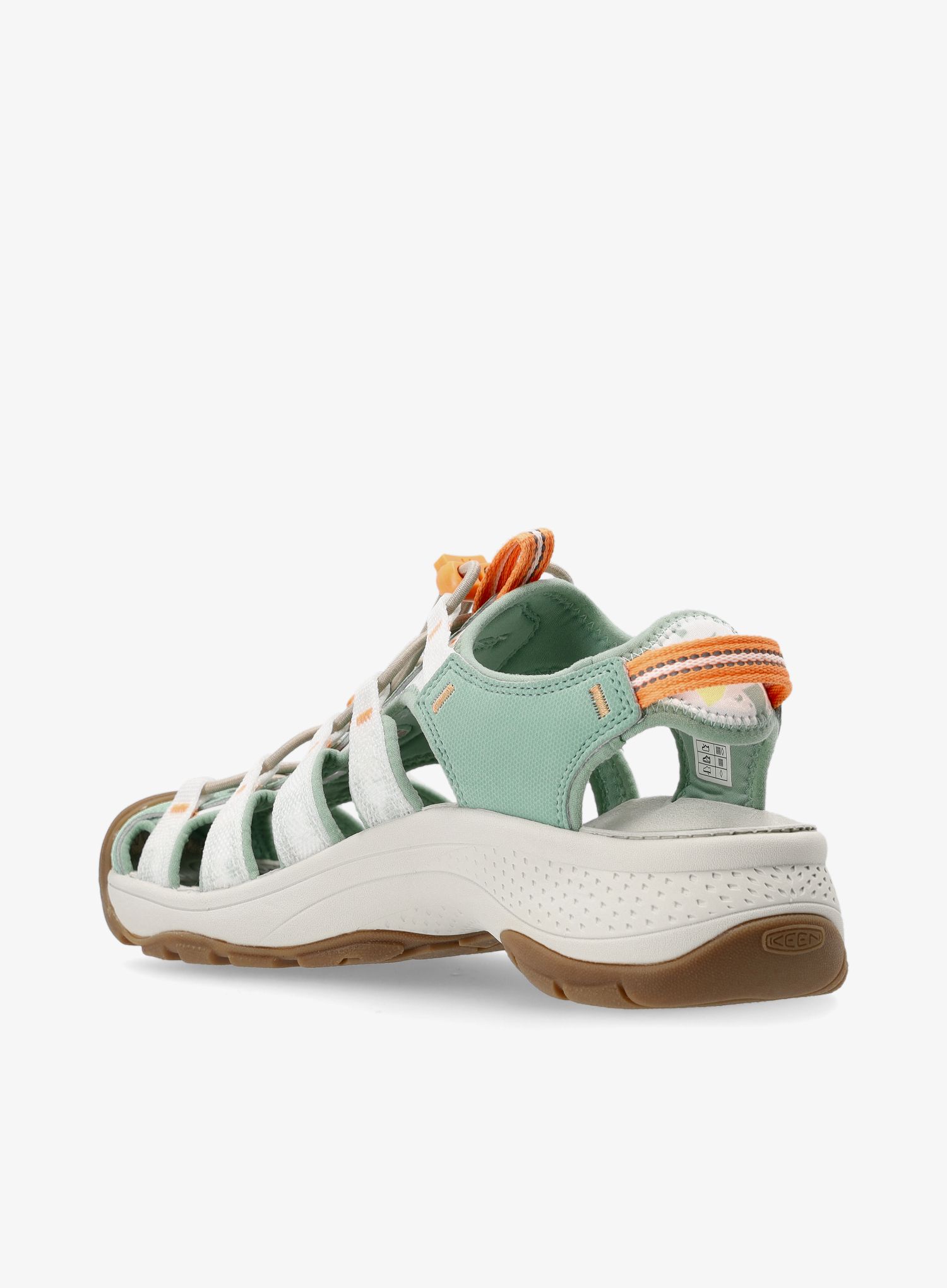 Ženski pohodniški sandali Keen Astoria West Sandal - terrazzo/granite green