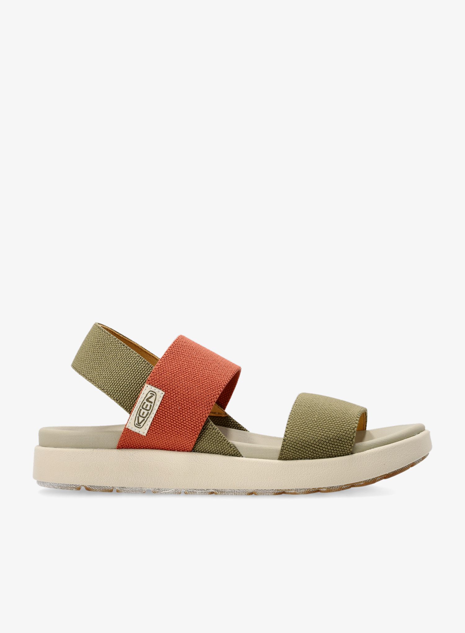 Ženski sandali Keen Elle Backstrap - martini olive/baked clay