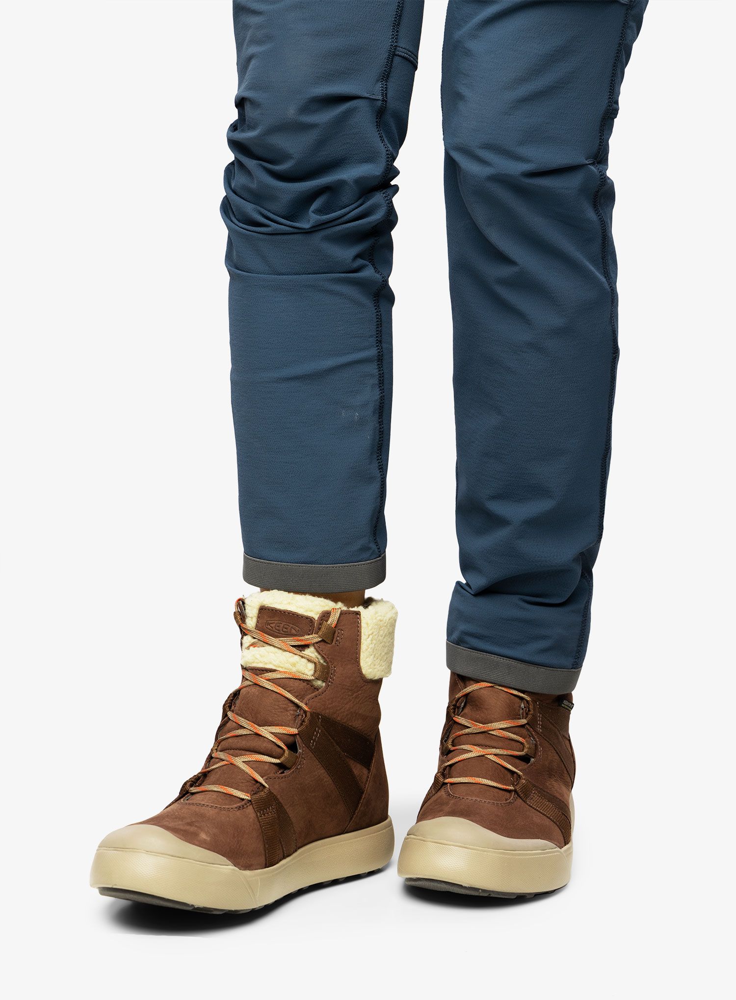 Ženski zimski čevlji Keen Elle Winter Boot WP - chestnut/red clay
