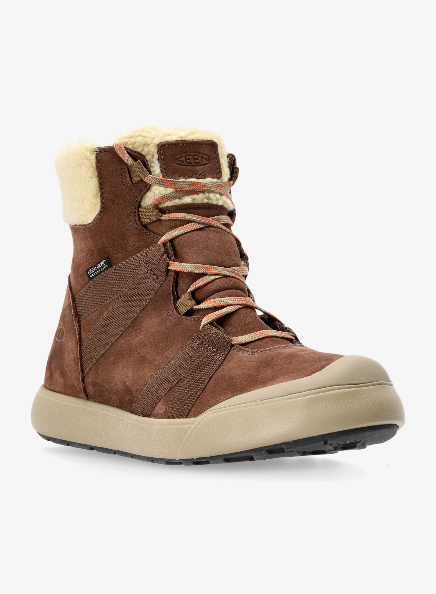 Ženski zimski čevlji Keen Elle Winter Boot WP - chestnut/red clay