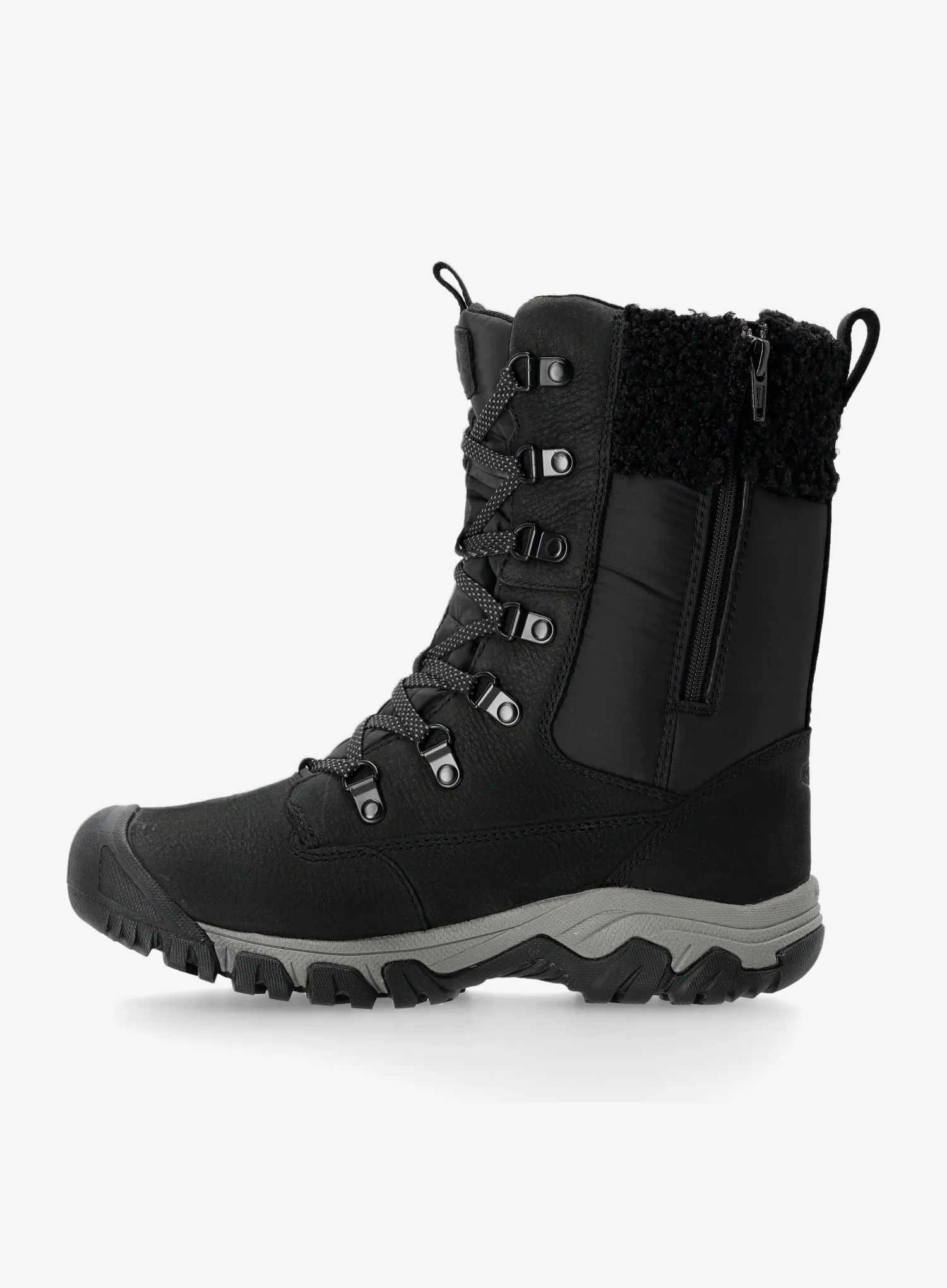 Ženski zimski čevlji Keen Greta Tall Boot WP - black/black