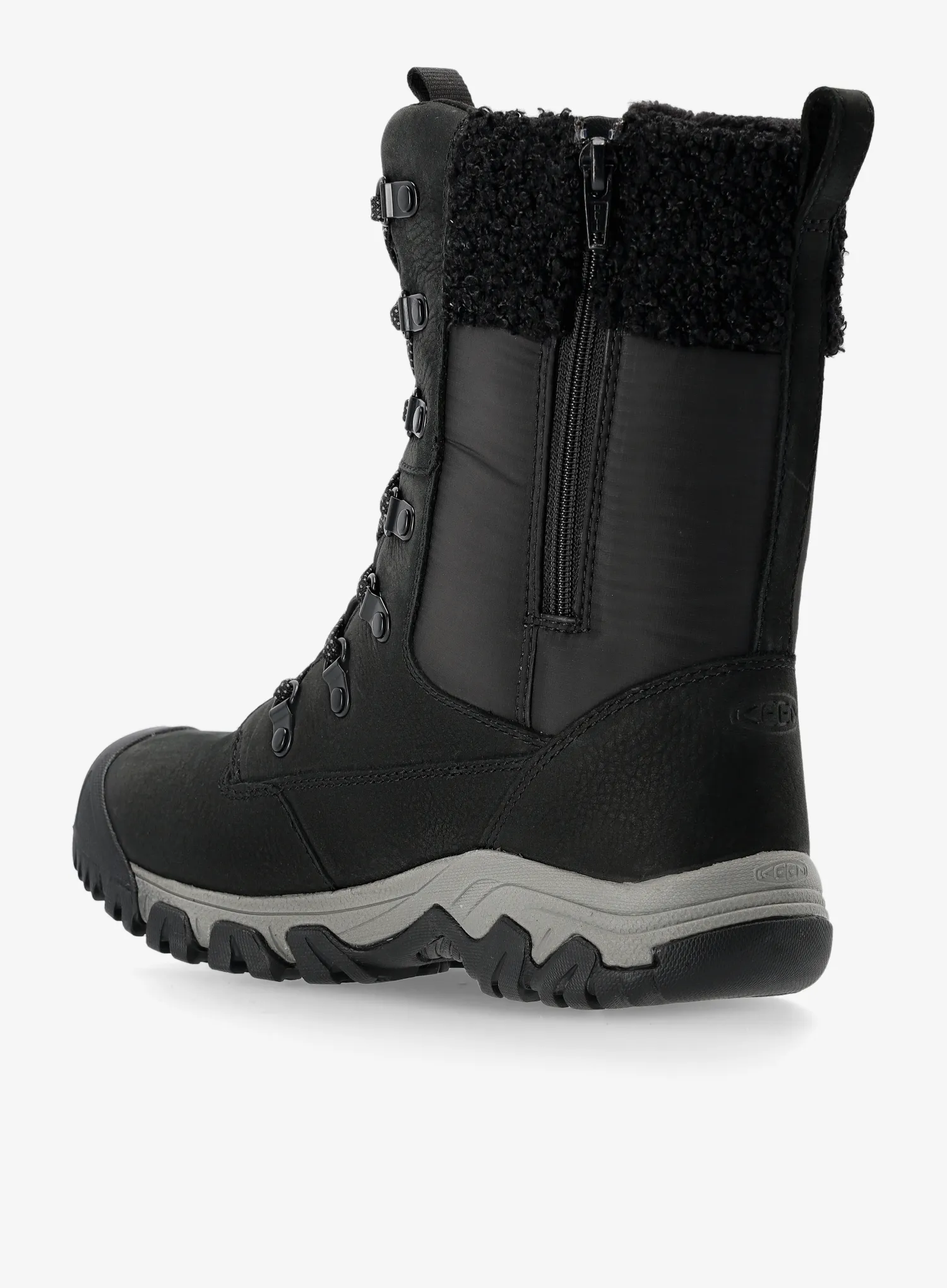 Ženski zimski čevlji Keen Greta Tall Boot WP - black/black