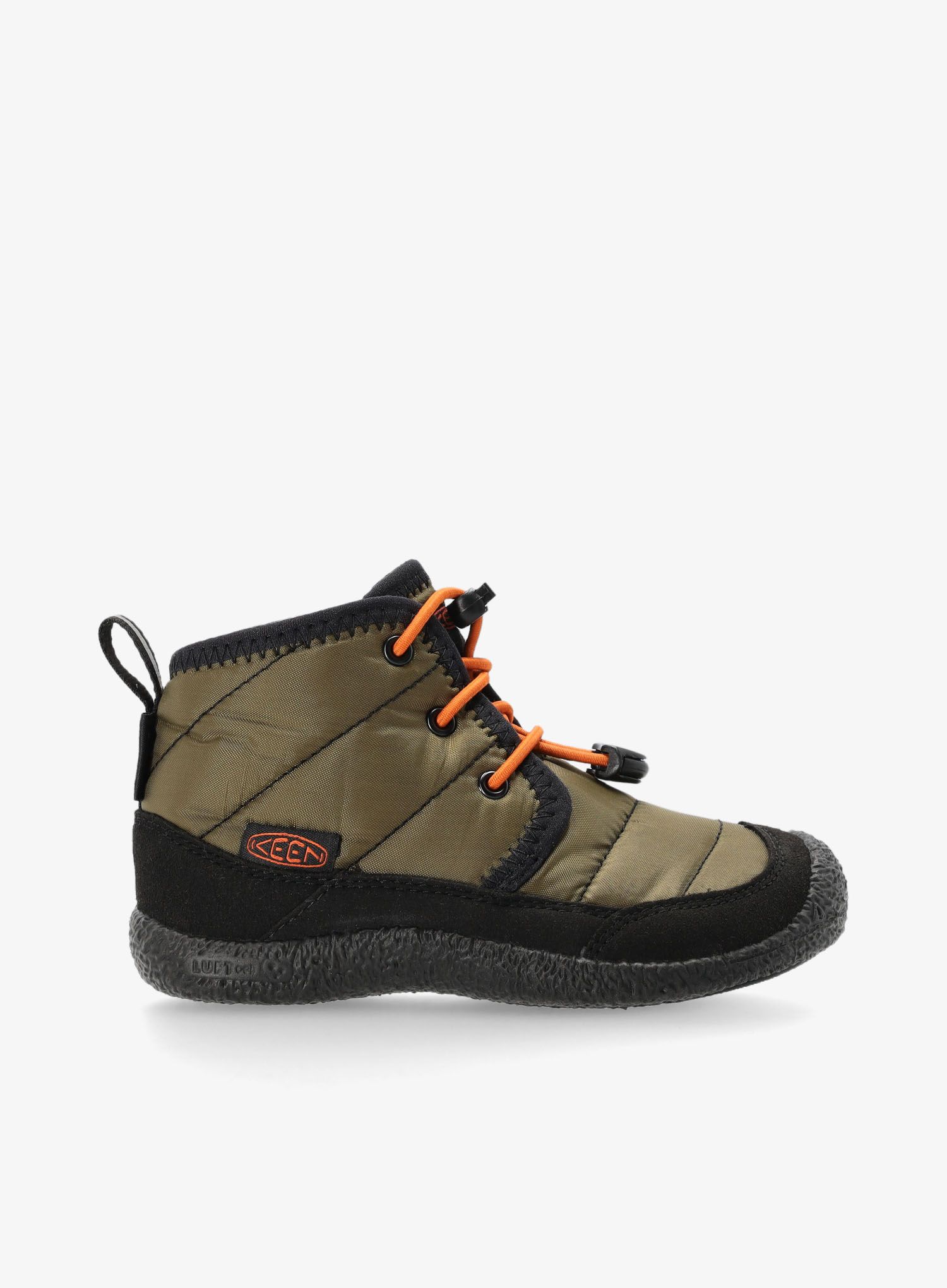 Otroška obutev Keen Howser II Chukka WP Kids - dark olive/gold flame