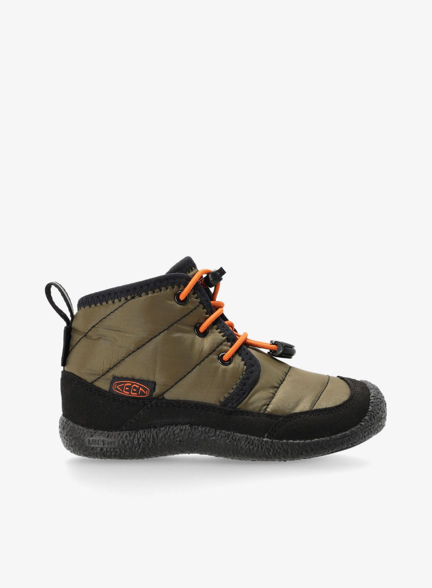 Otroška obutev Keen Howser II Chukka WP - dark olive/gold flame