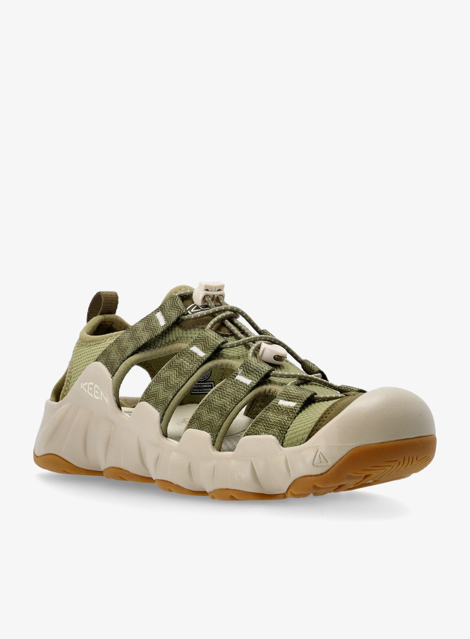 Pohodniški sandali Keen Hyperport H2 - martini olive/plaza taupe