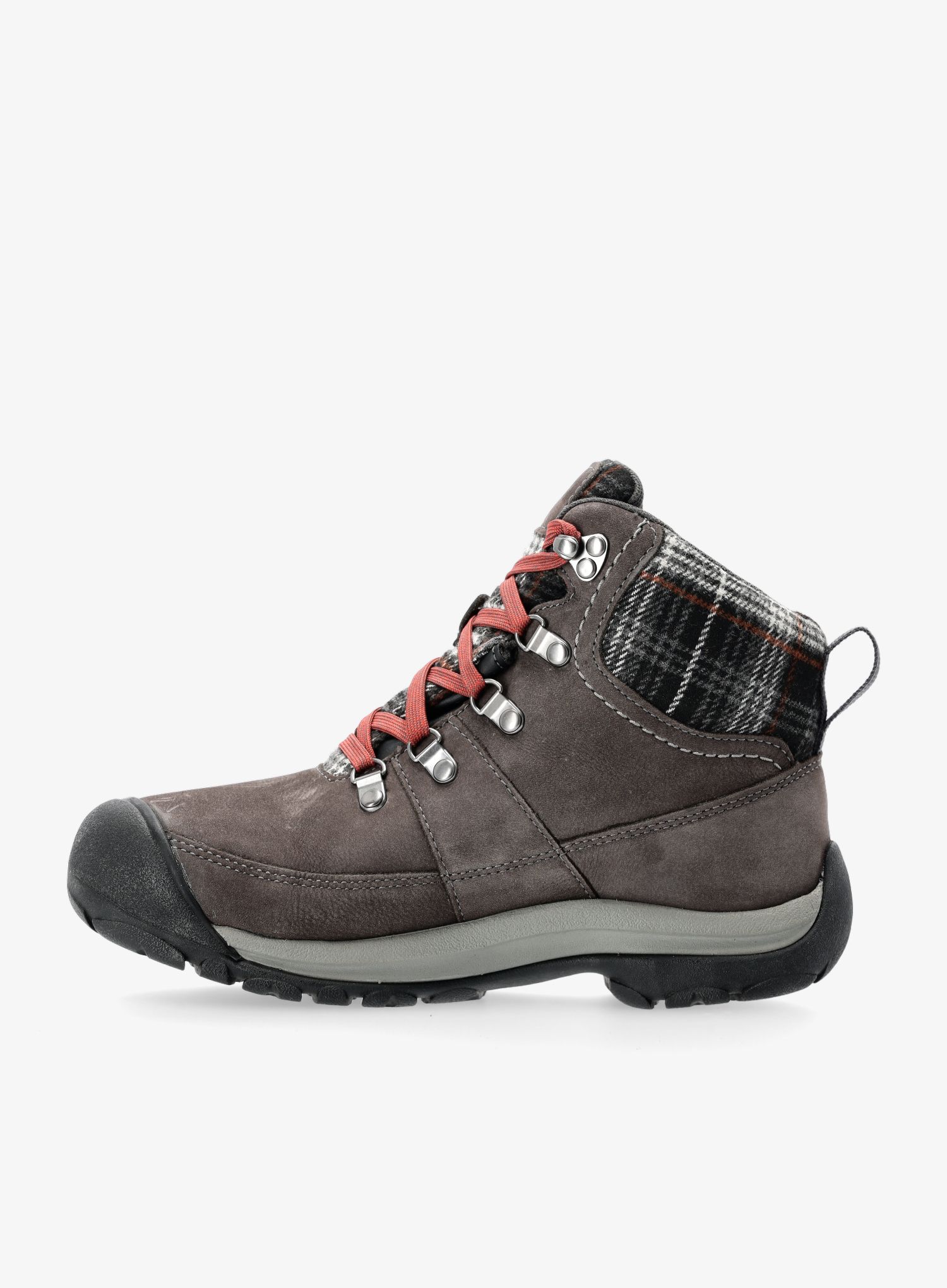 Ženski pohodniški čevlji Keen Kaci III Winter Mid WP - magnet/black plaid