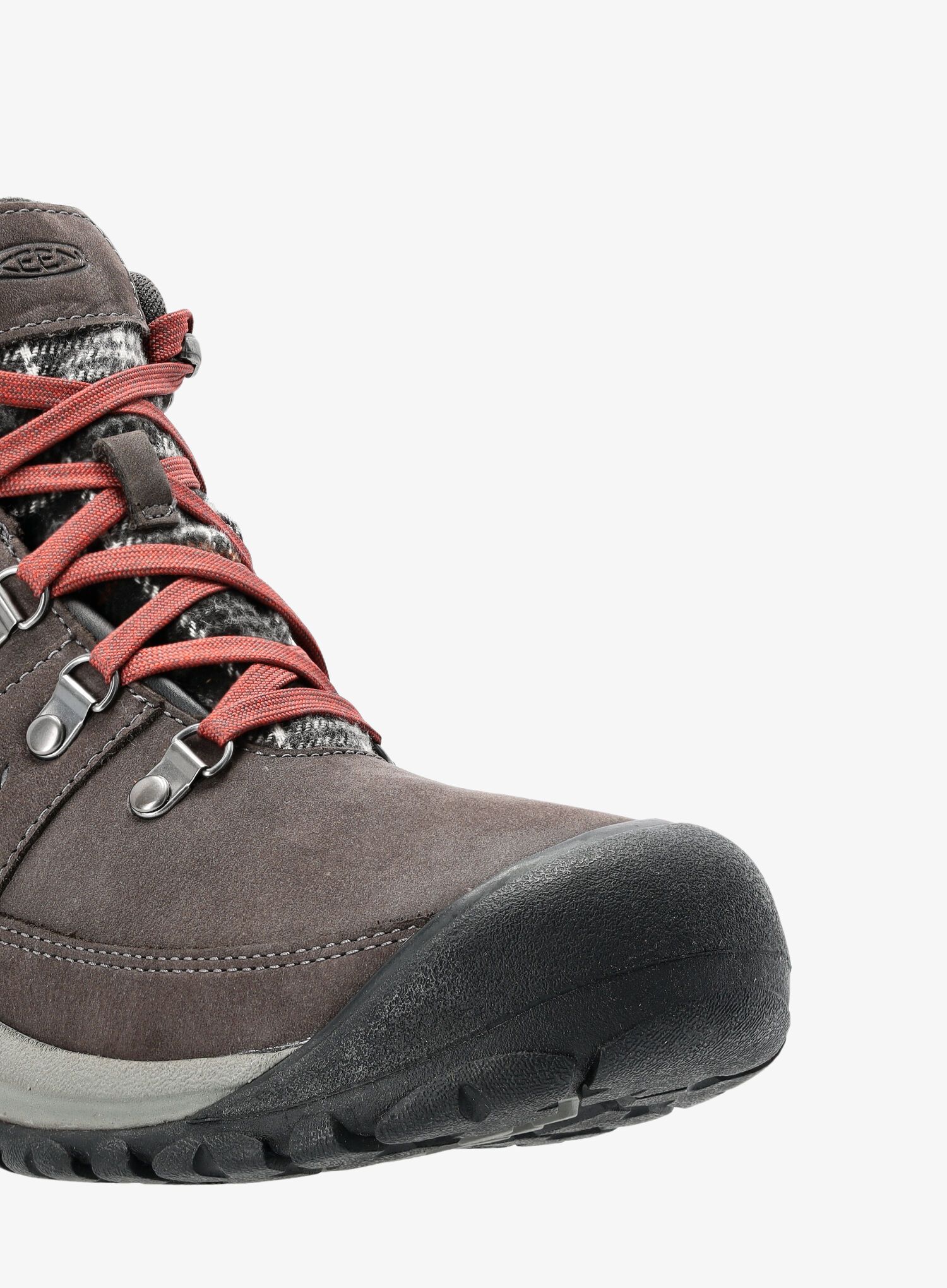 Ženski pohodniški čevlji Keen Kaci III Winter Mid WP - magnet/black plaid