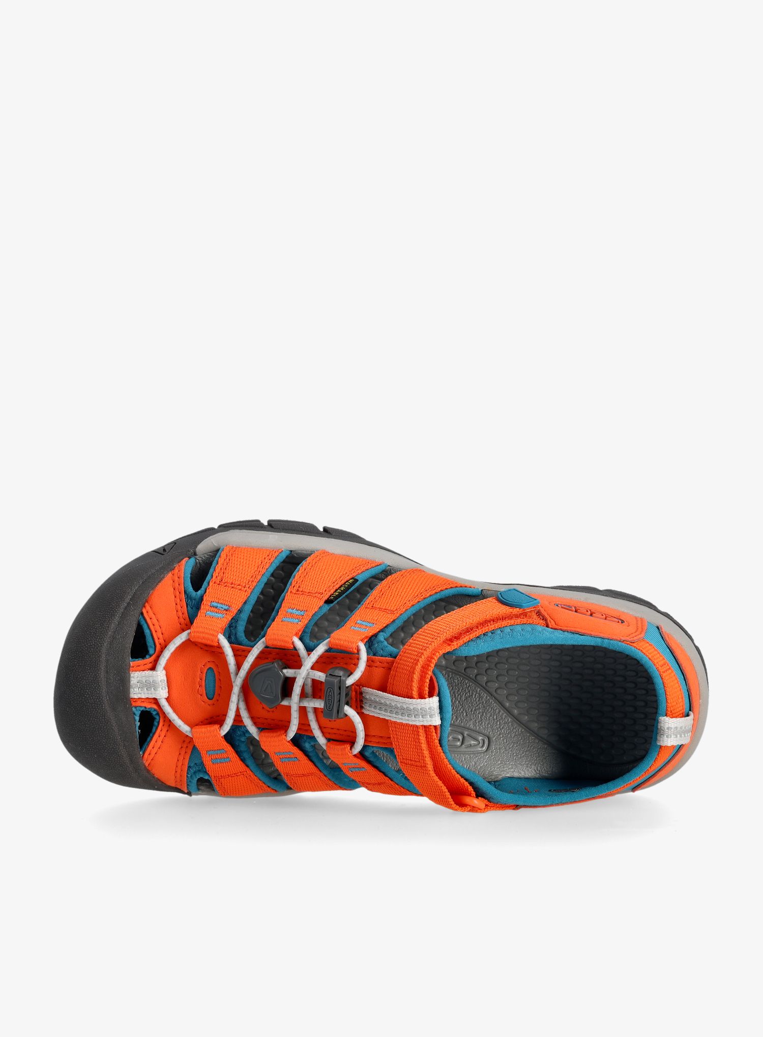 Otroški sandali Keen Newport H2 - safety orange/fjord blue
