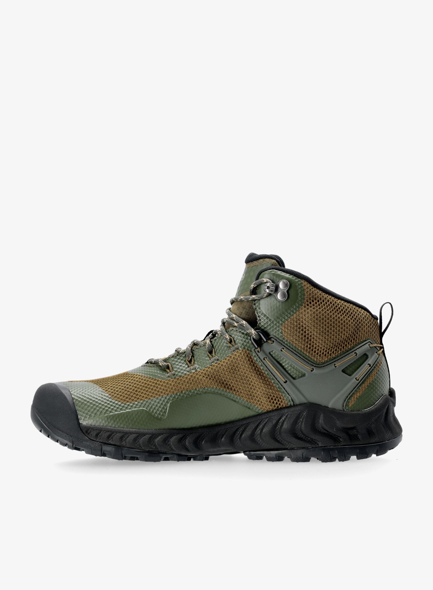 Moški pohodniški čevlji Keen Nxis Evo Mid WP - forest/olive