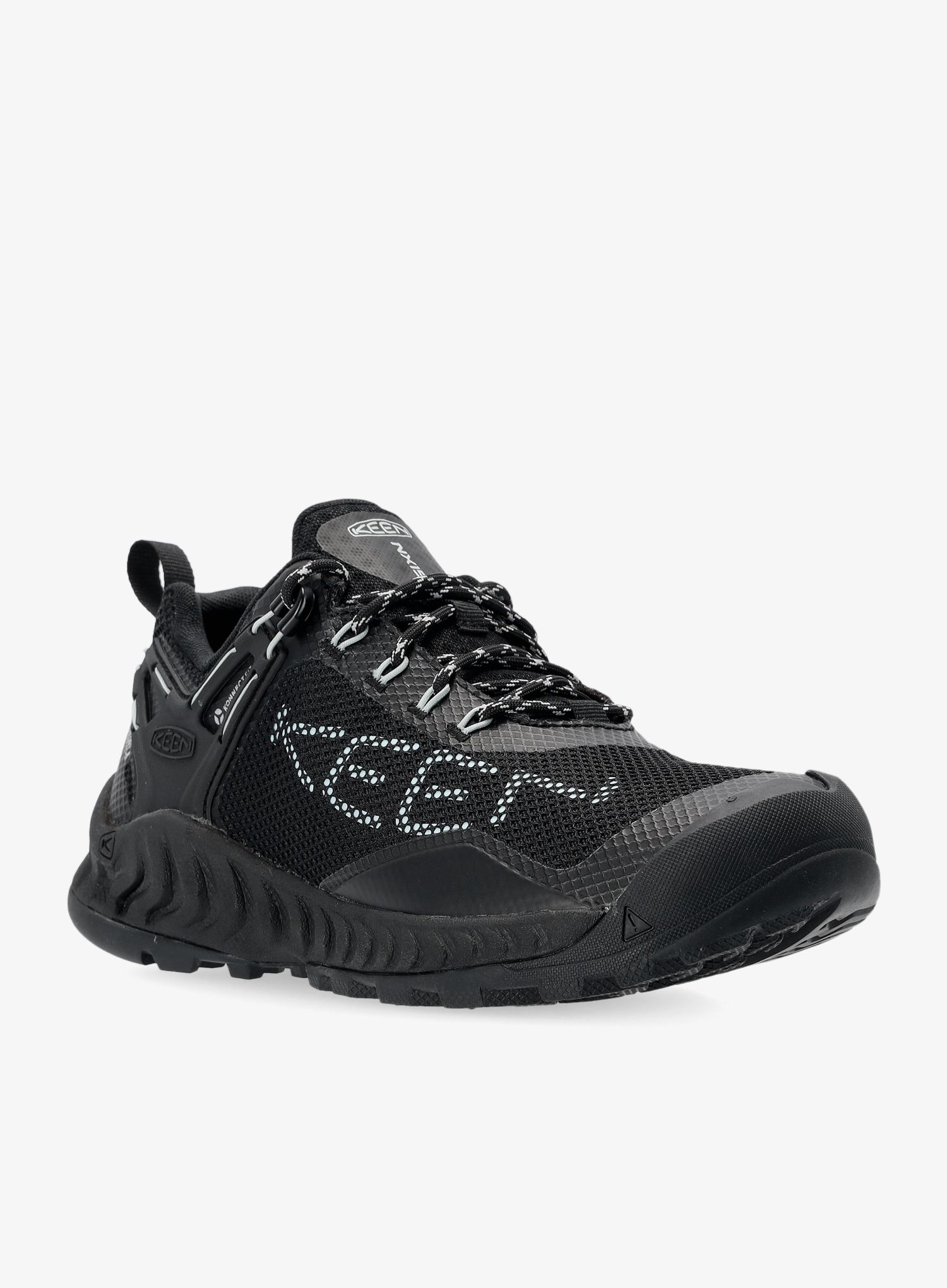 Ženski pohodniški čevlji Keen Nxis Evo WP - black/cloud blue