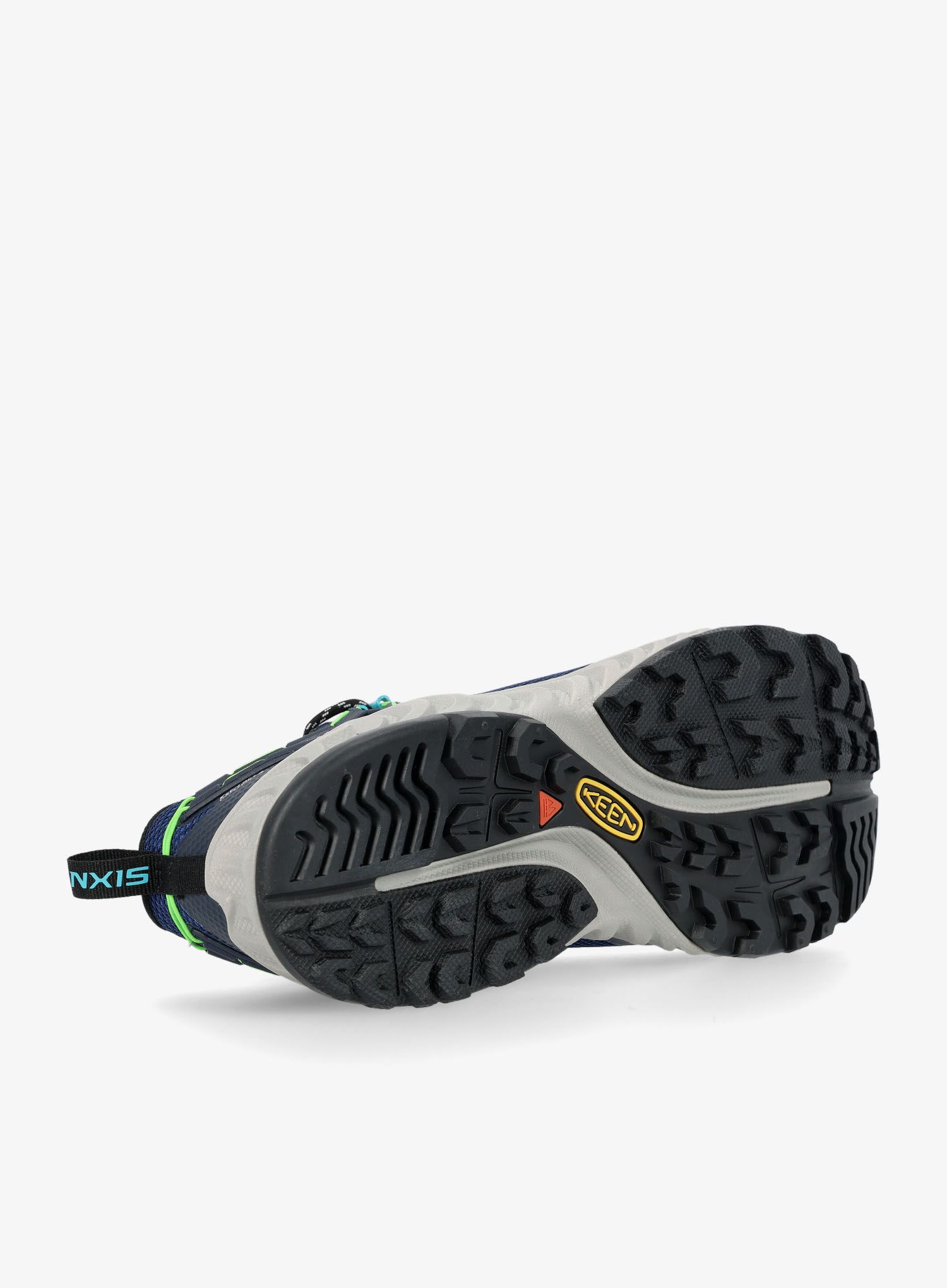 Pohodniški čevlji Keen Nxis Evo WP - sky captain/green flash