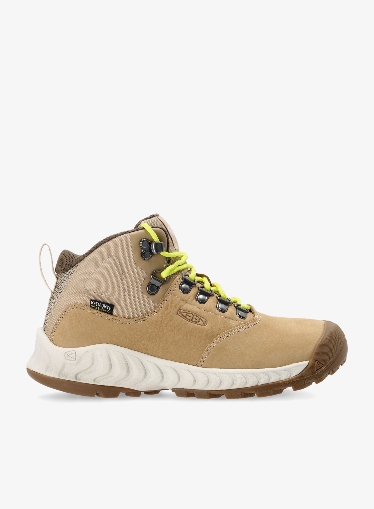 Ženski pohodniški čevlji Keen Nxis Explorer Mid WP - safari/birch
