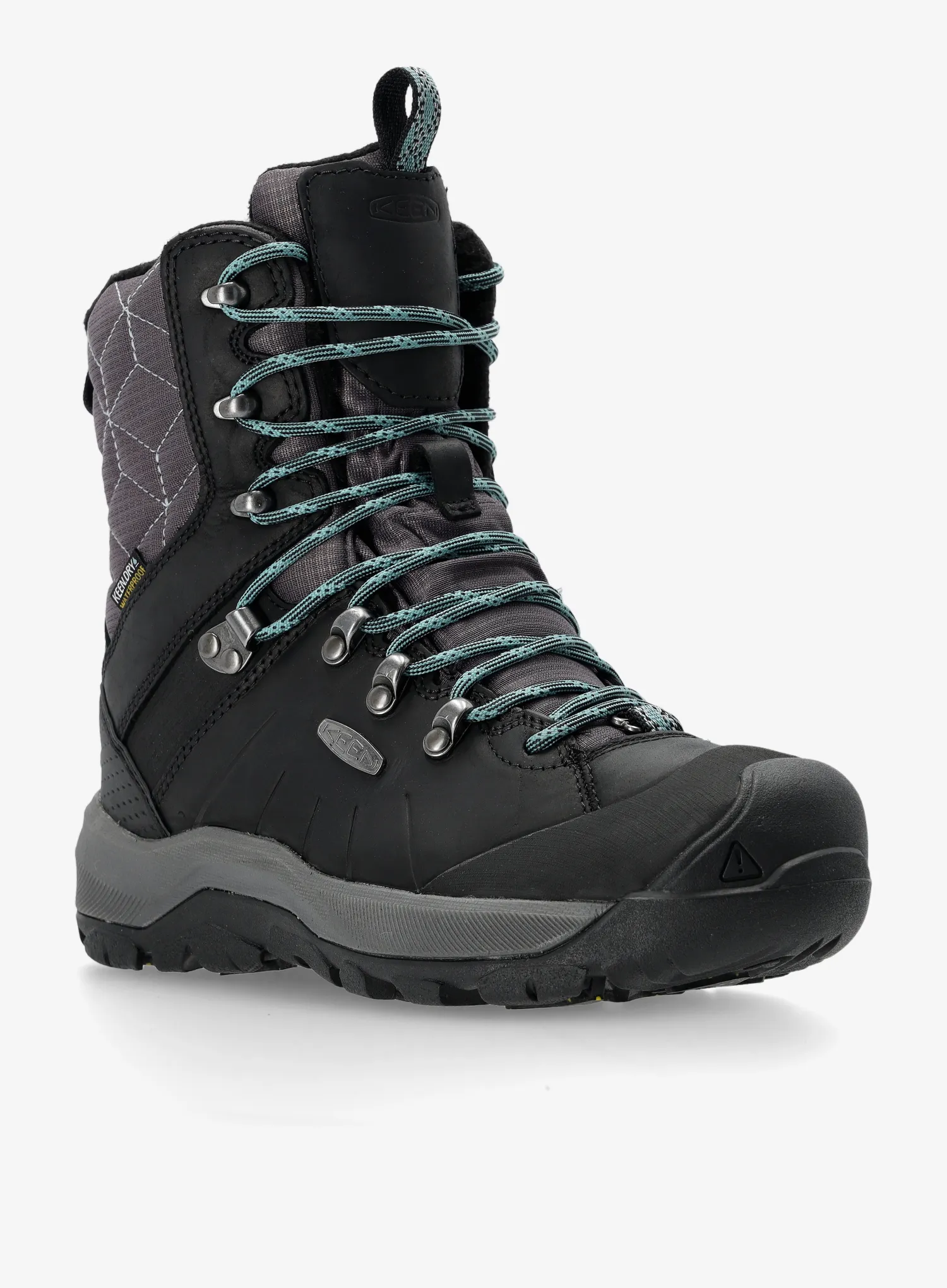Ženski zimski čevlji Keen Revel IV High Polar - black/north atlantic