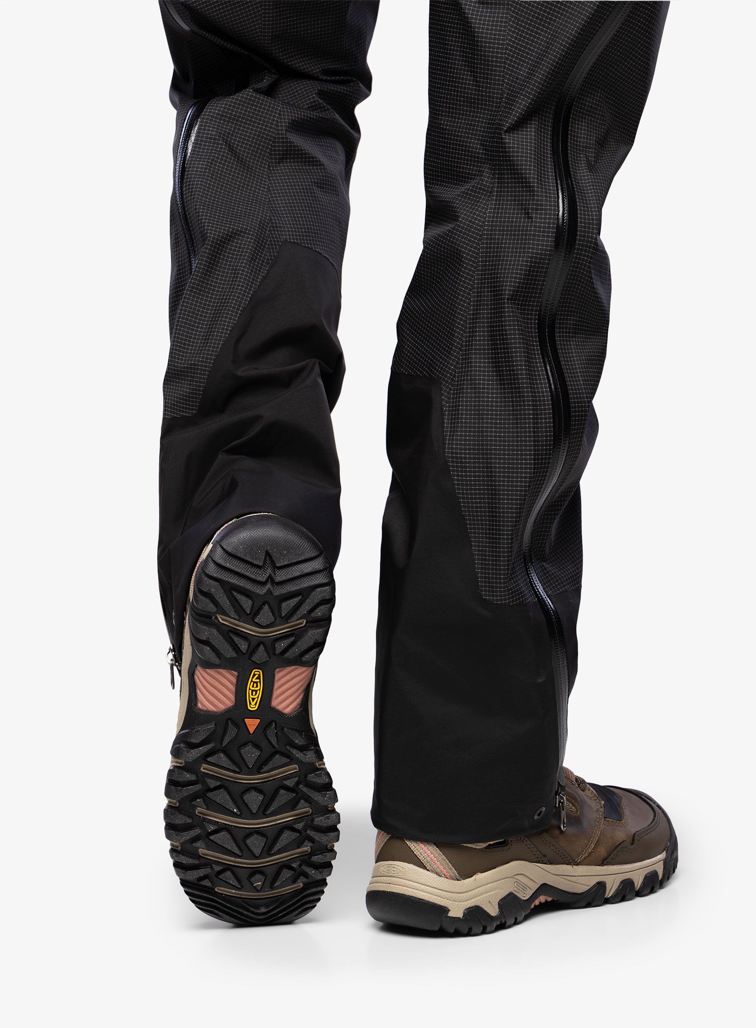 Ženski pohodniški čevlji Keen Ridge Flex Mid WP - timberwolf/brick dust