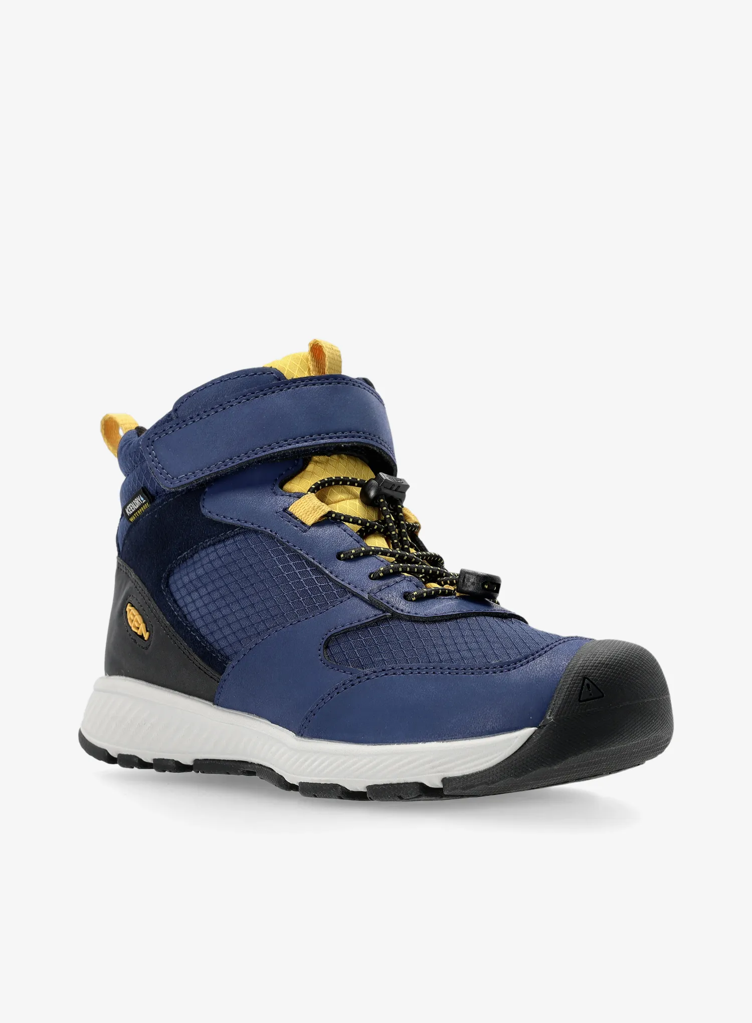 Otroška obutev Keen Skua Mid WP - naval academy/yolk yellow