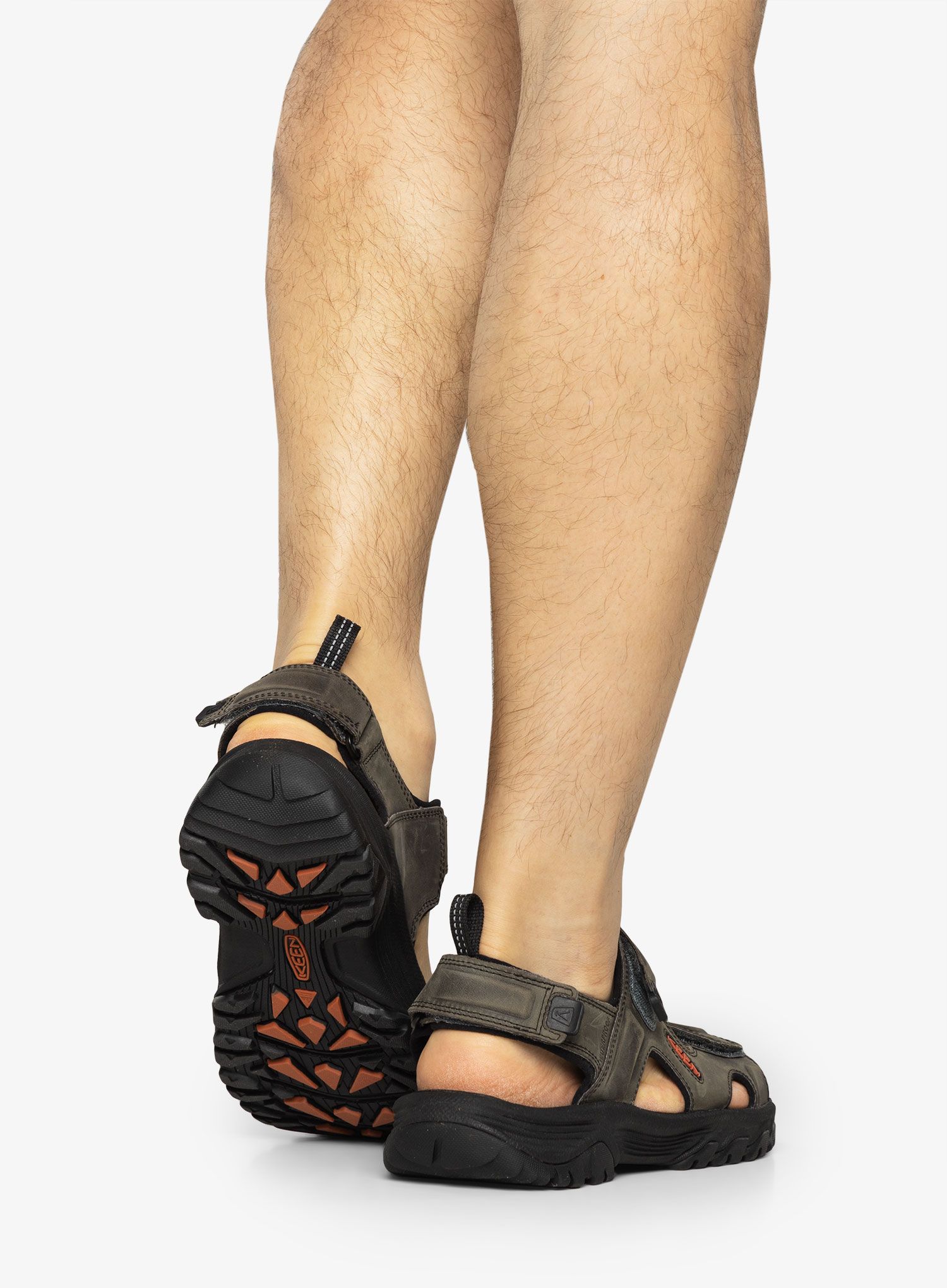 Moški sandali Keen Targhee III Open Toe Sandal - grey/black