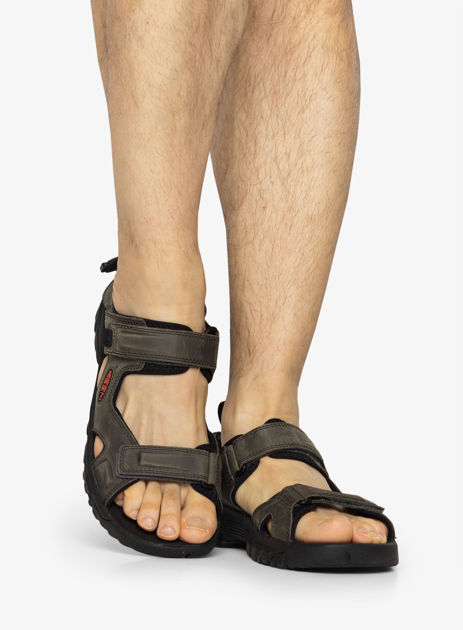 Moški sandali Keen Targhee III Open Toe Sandal - grey/black