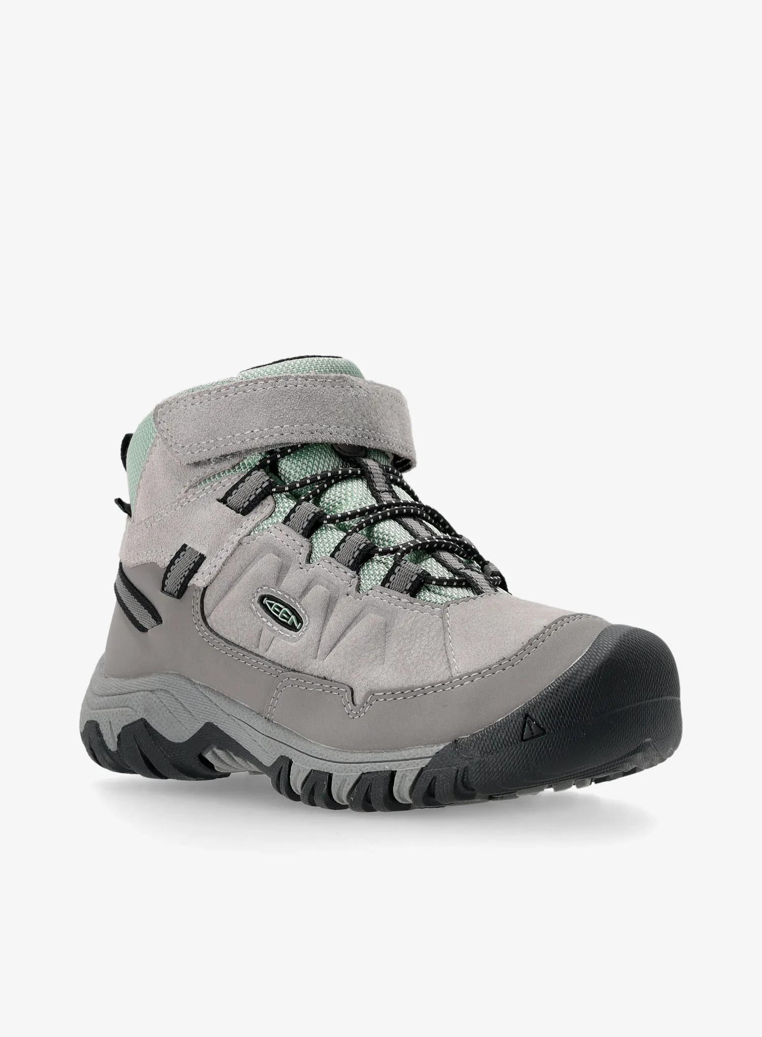 Otroška obutev Keen Targhee IV Mid WP Kids - alloy/granite green