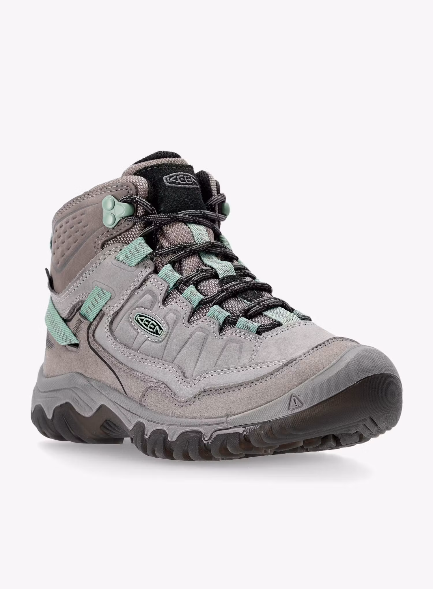 Ženski pohodniški čevlji Keen Targhee IV Mid Wp - alloy/granite green