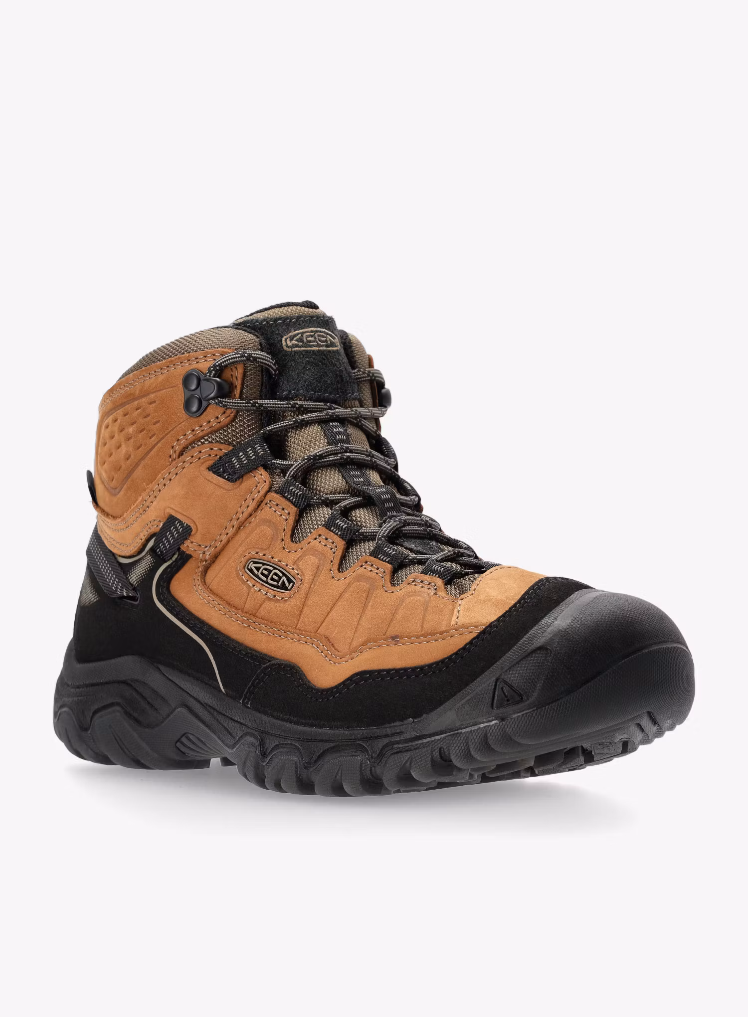 Pohodniški čevlji Keen Targhee IV Mid Wp - bison/black