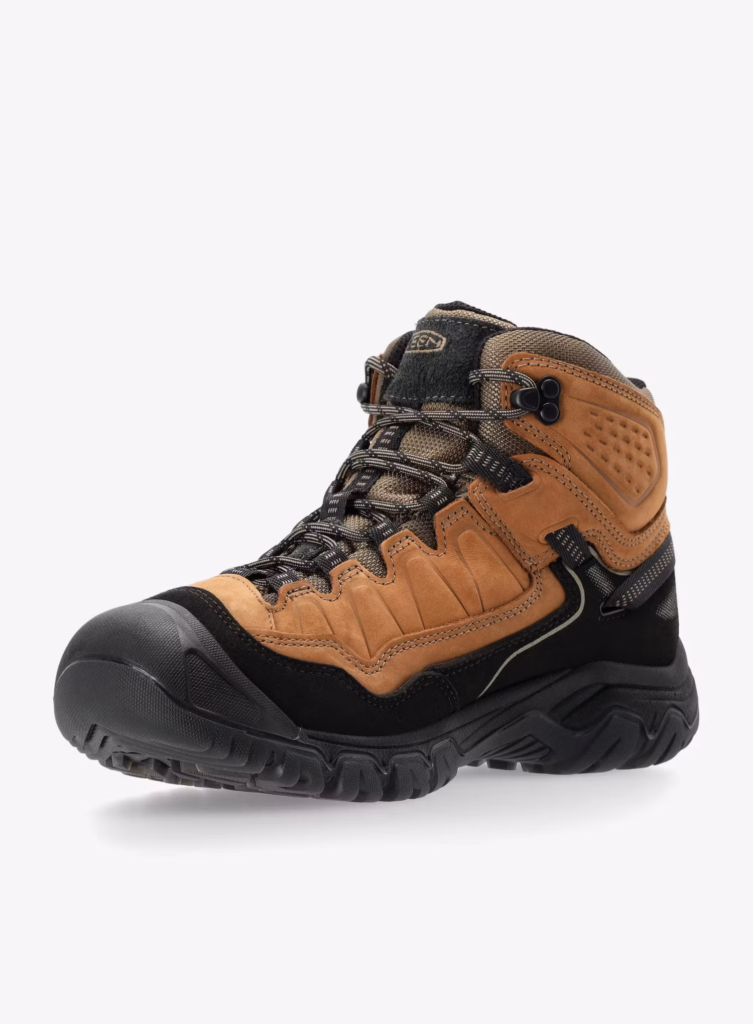 Pohodniški čevlji Keen Targhee IV Mid Wp - bison/black