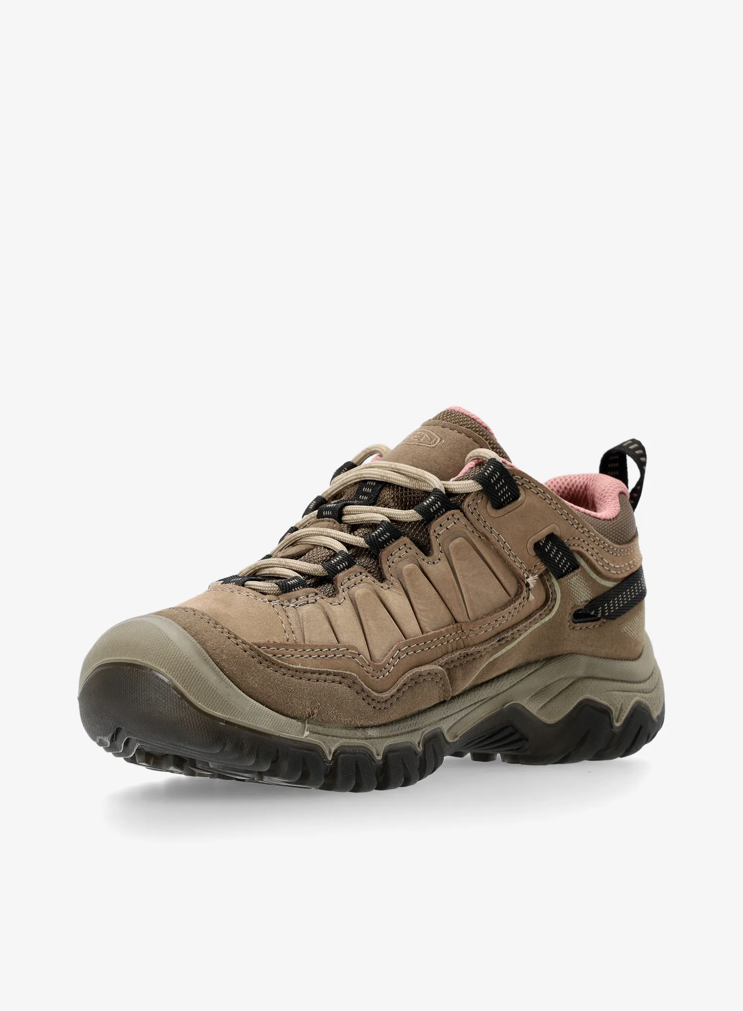 Ženski pohodniški čevlji Keen Targhee IV WP - brindle/nostalgia rose