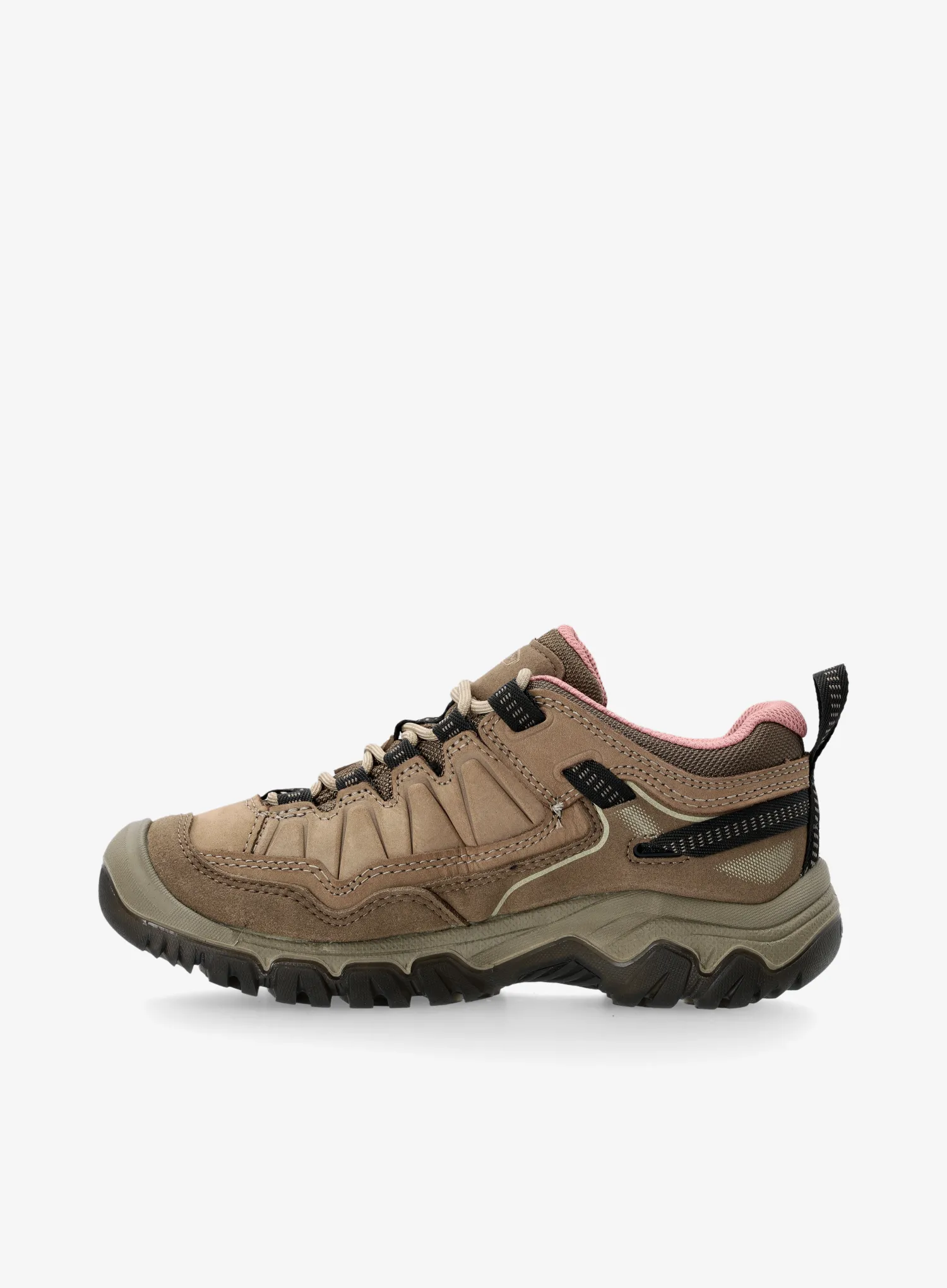 Ženski pohodniški čevlji Keen Targhee IV WP - brindle/nostalgia rose
