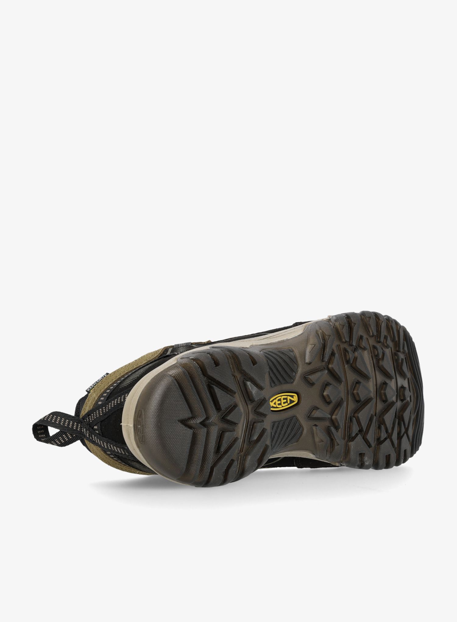 Nizki pohodniški čevlji Keen Targhee IV Wp - dark olive/gold flame