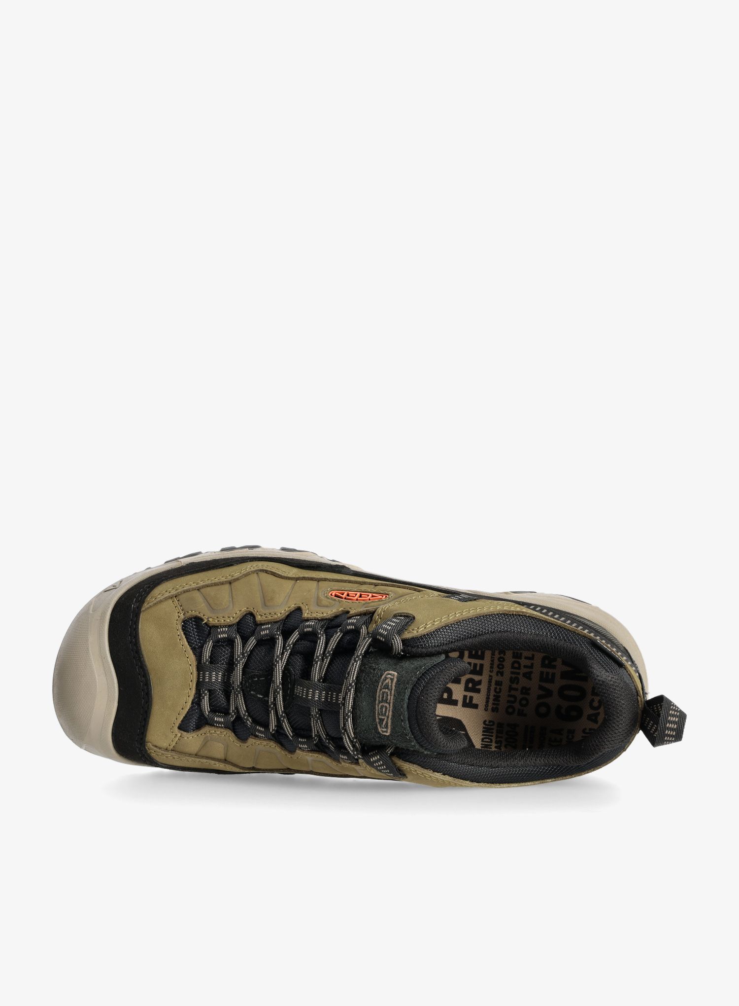 Nizki pohodniški čevlji Keen Targhee IV Wp - dark olive/gold flame