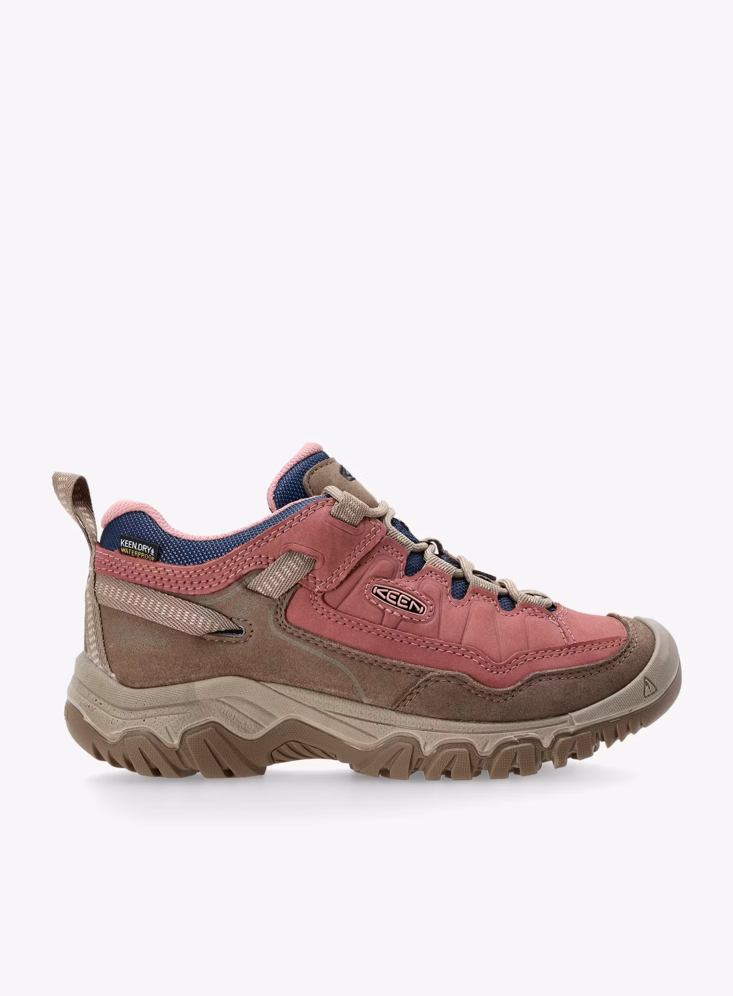 Ženski nizki pohodniški čevlji Keen Targhee IV Wp - rose brown/plaza taupe