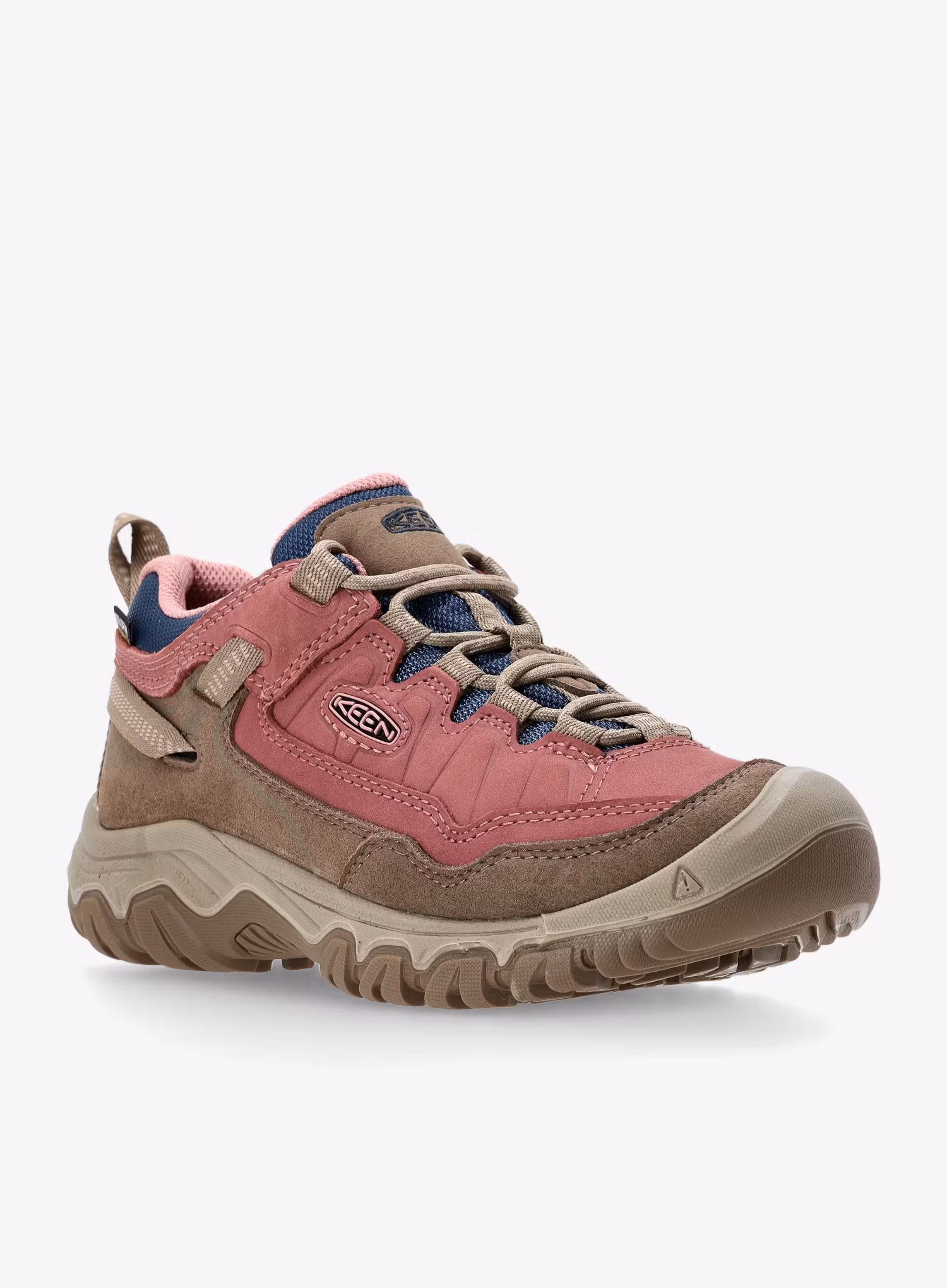 Ženski nizki pohodniški čevlji Keen Targhee IV Wp - rose brown/plaza taupe