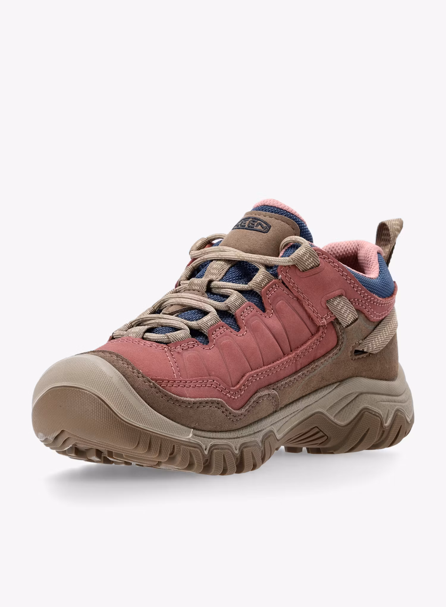Ženski nizki pohodniški čevlji Keen Targhee IV Wp - rose brown/plaza taupe